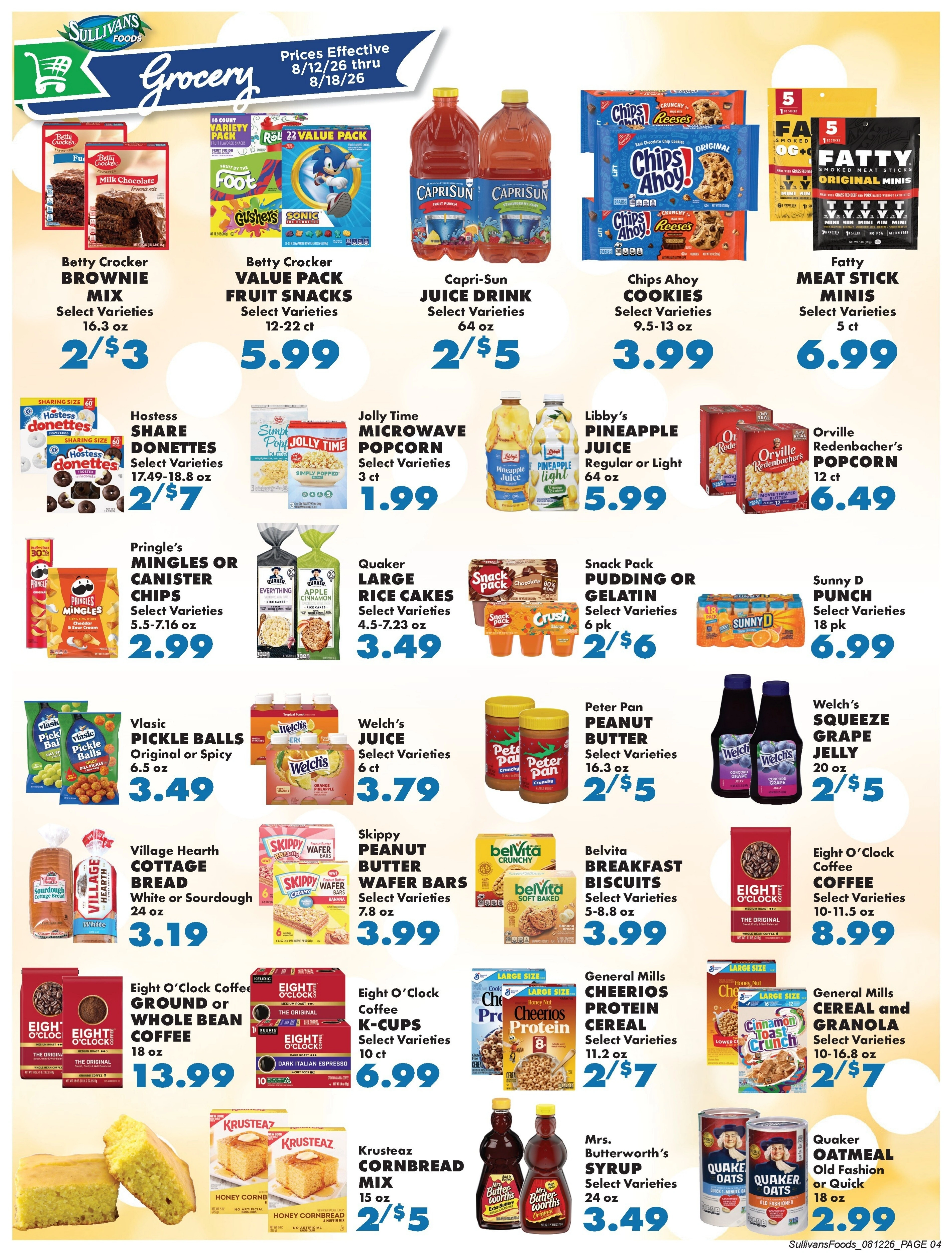 Sullivan's Foods flyer page 4