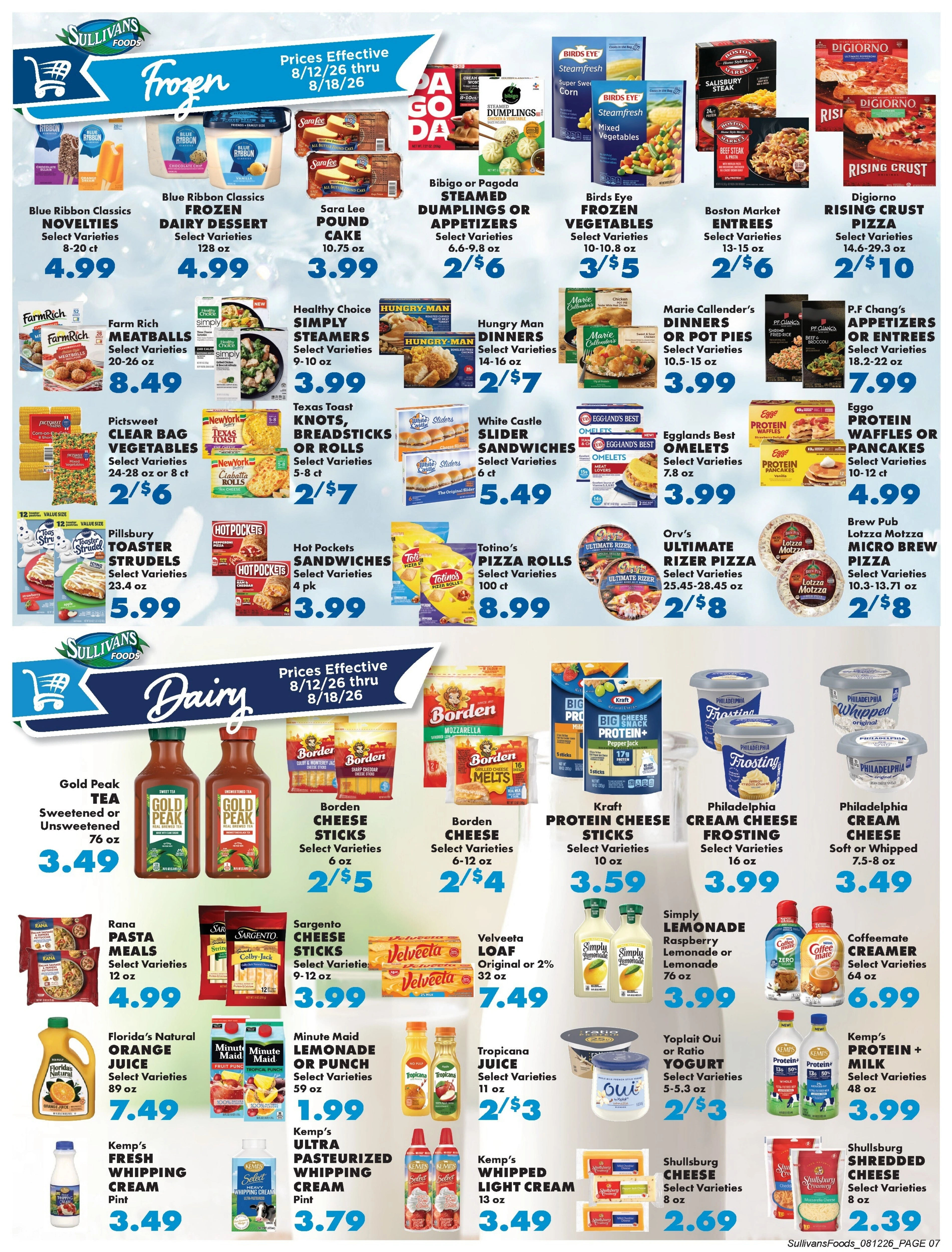 Sullivan's Foods flyer page 7
