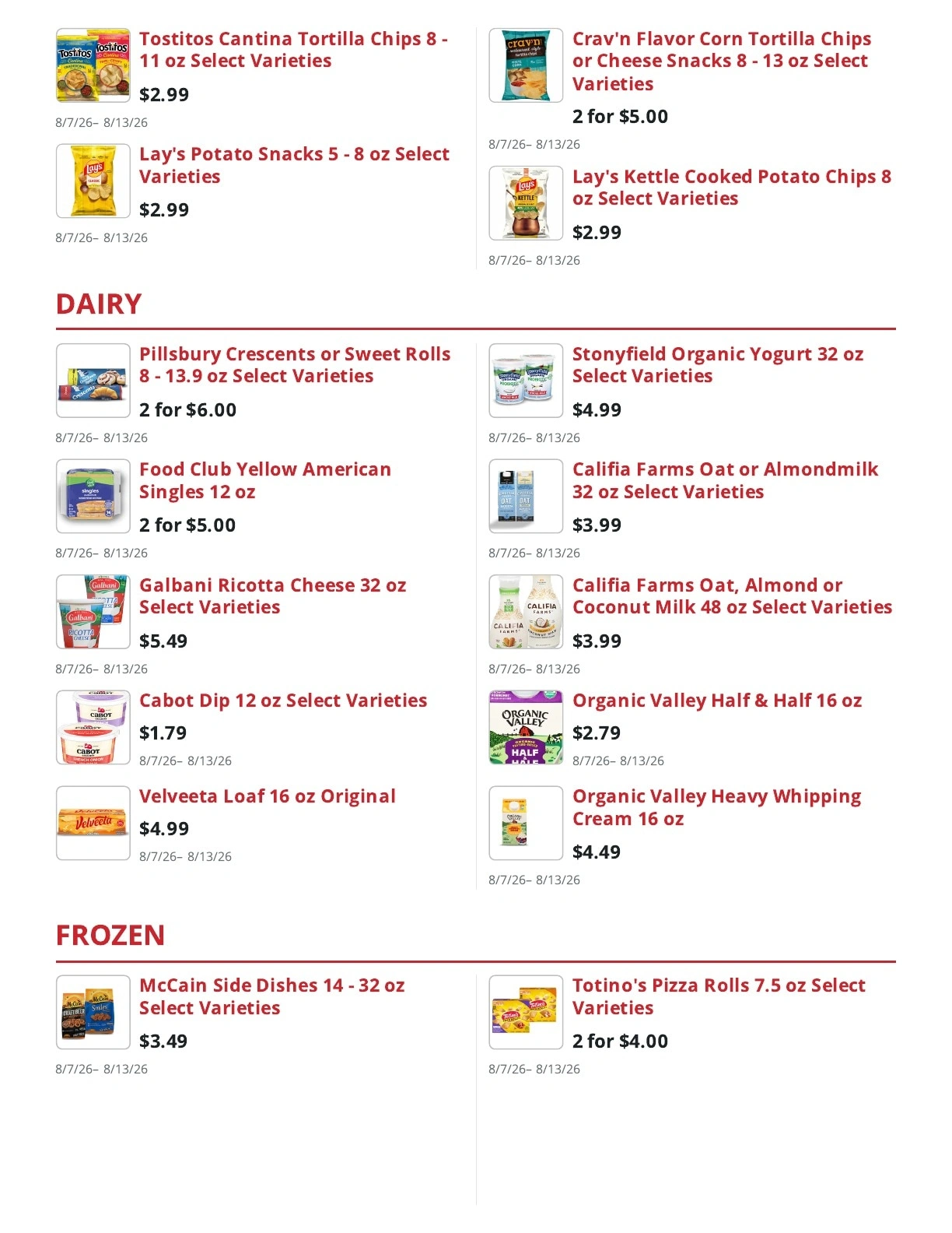 Sully's Superette flyer page 8