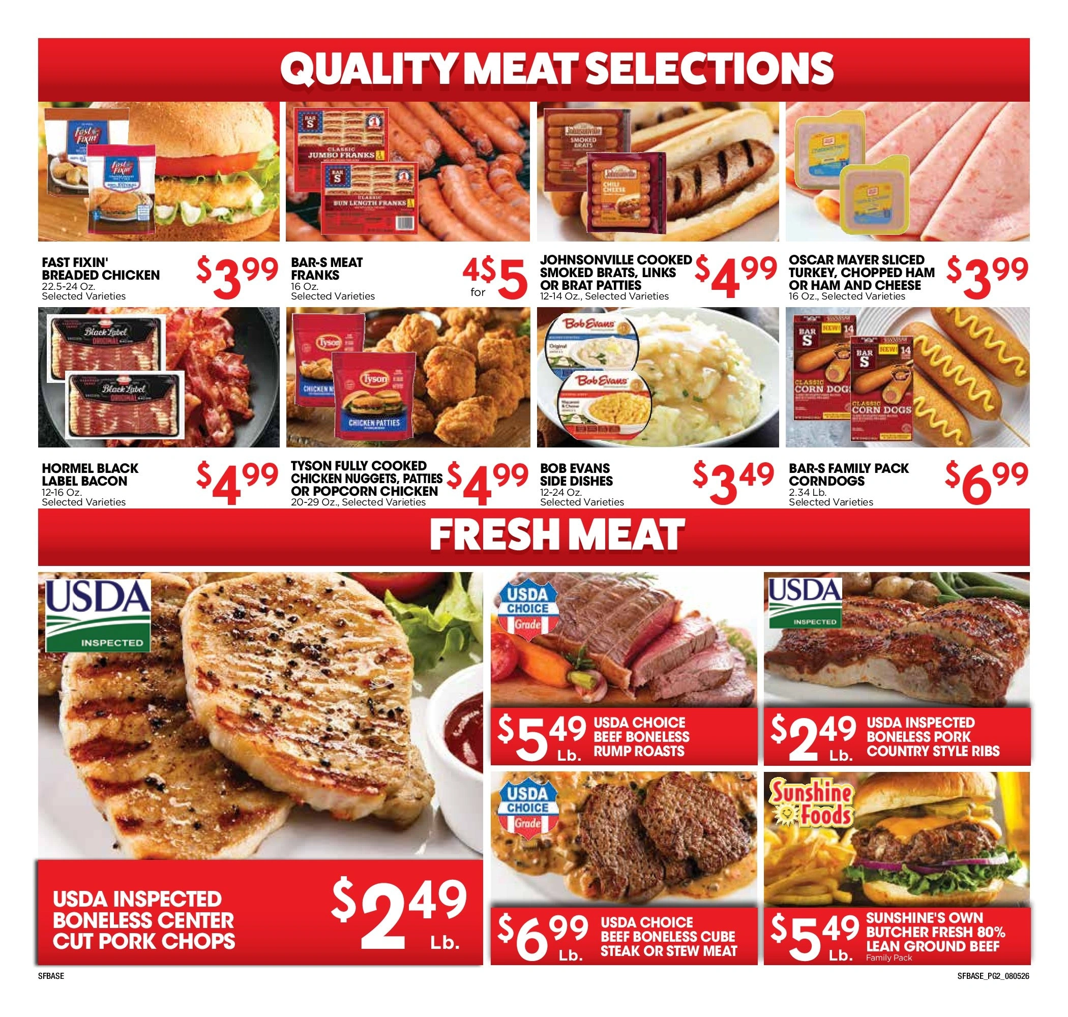 Sunshine Foods flyer page 2