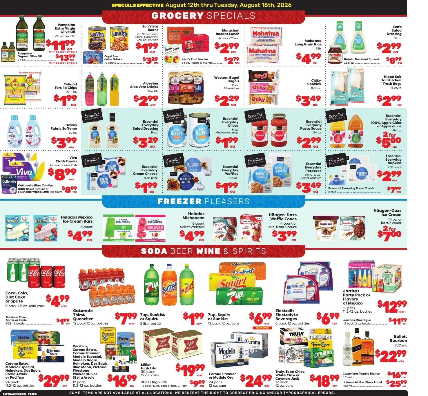 Super A Foods flyer page 2