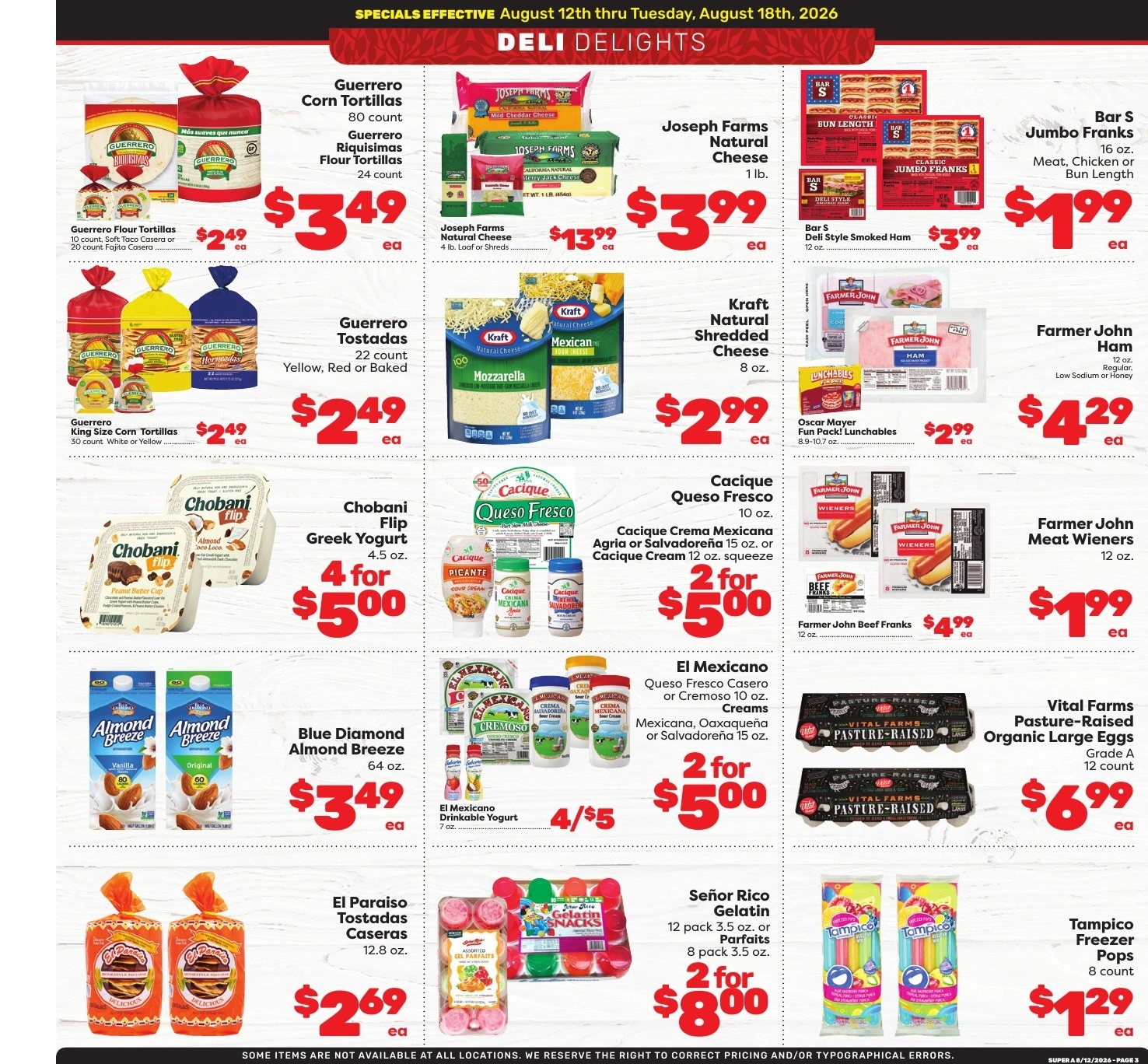 Super A Foods flyer page 3