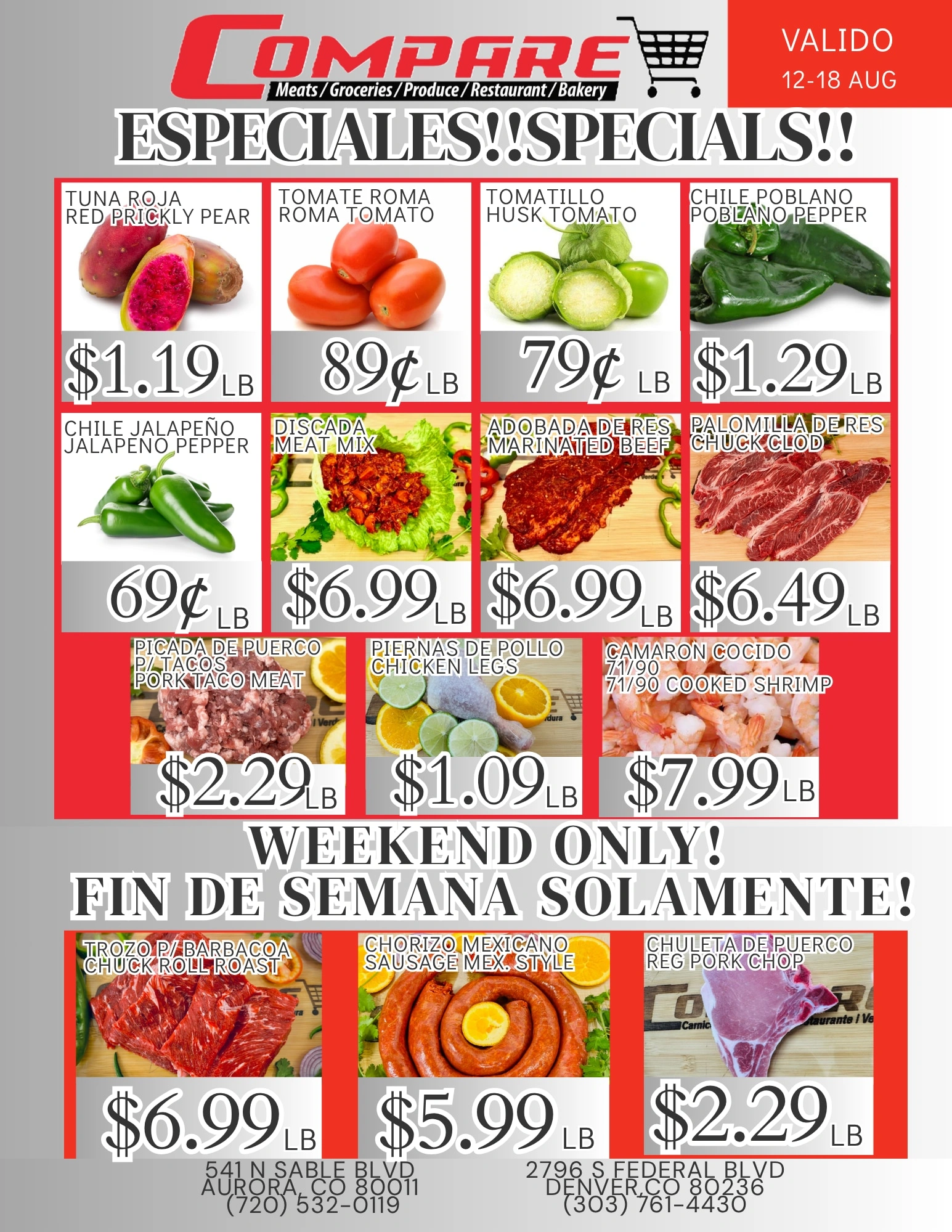 Super Carniceria Compare flyer page 1