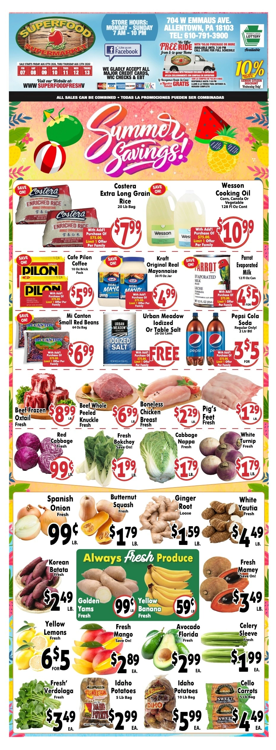 Super Food Fresh flyer page 1