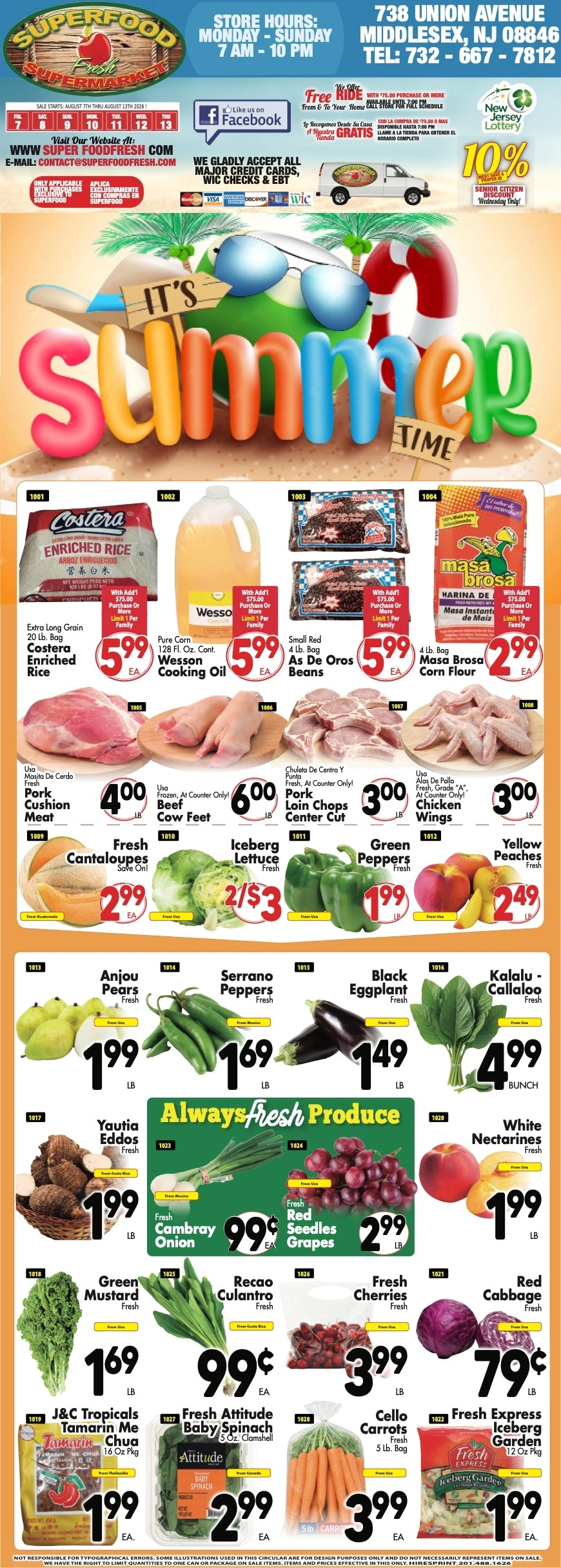 Super Food Fresh flyer page 1