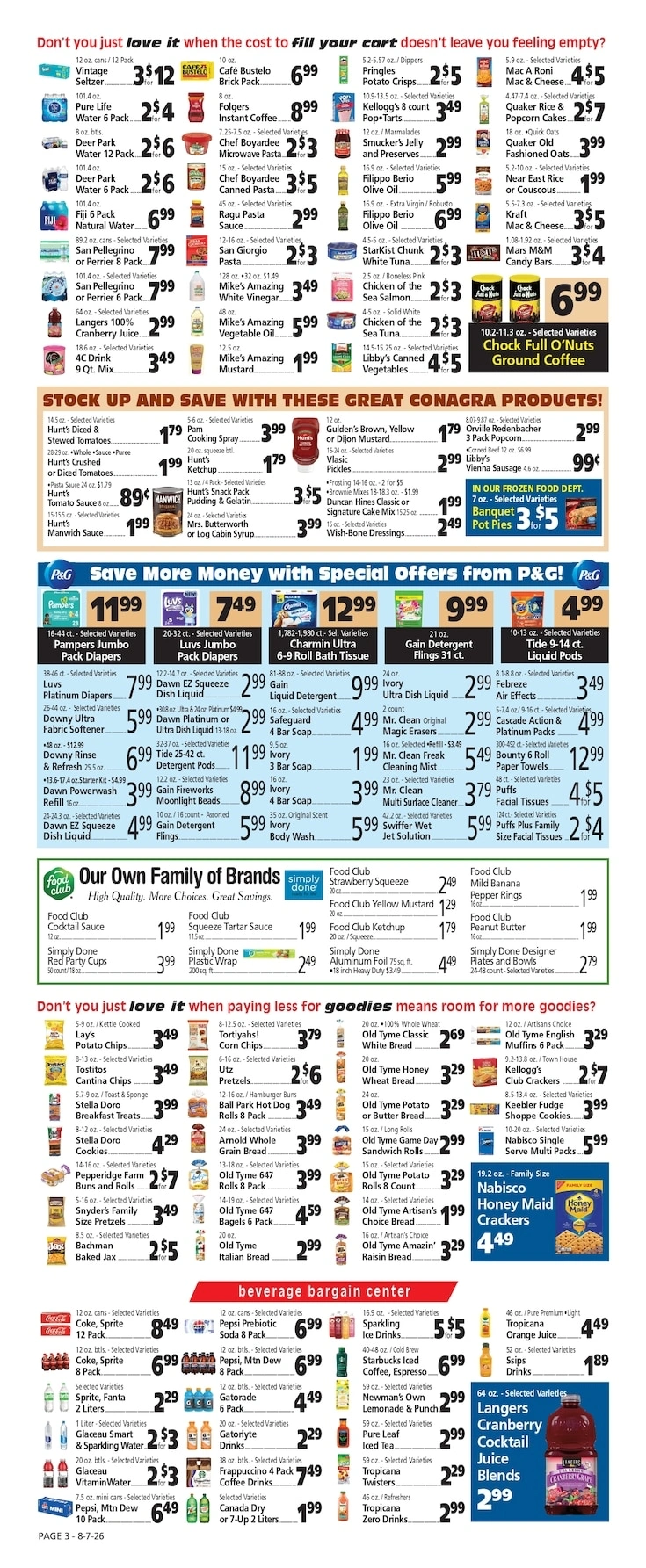 Super G Market IGA flyer page 3