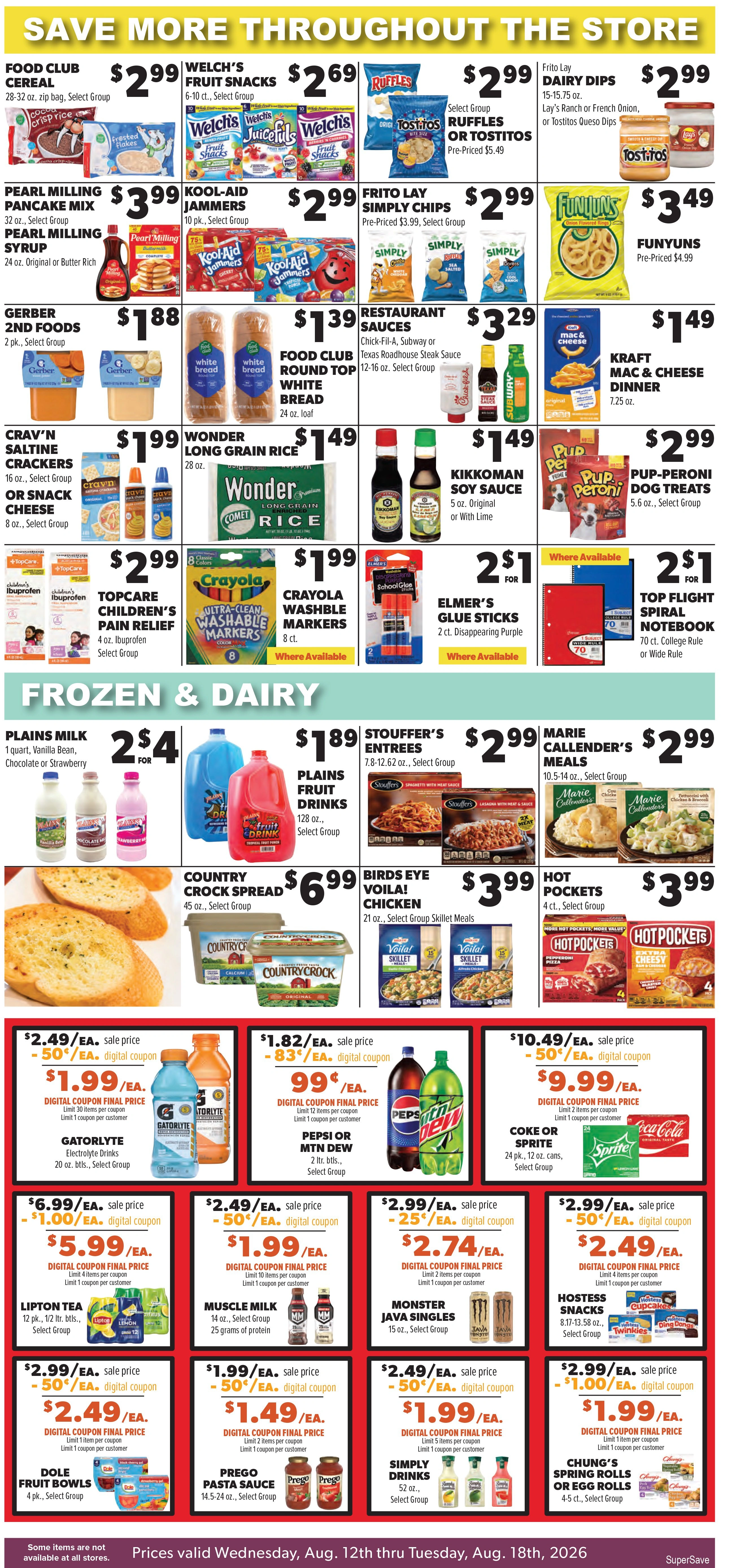 Super Save flyer page 2