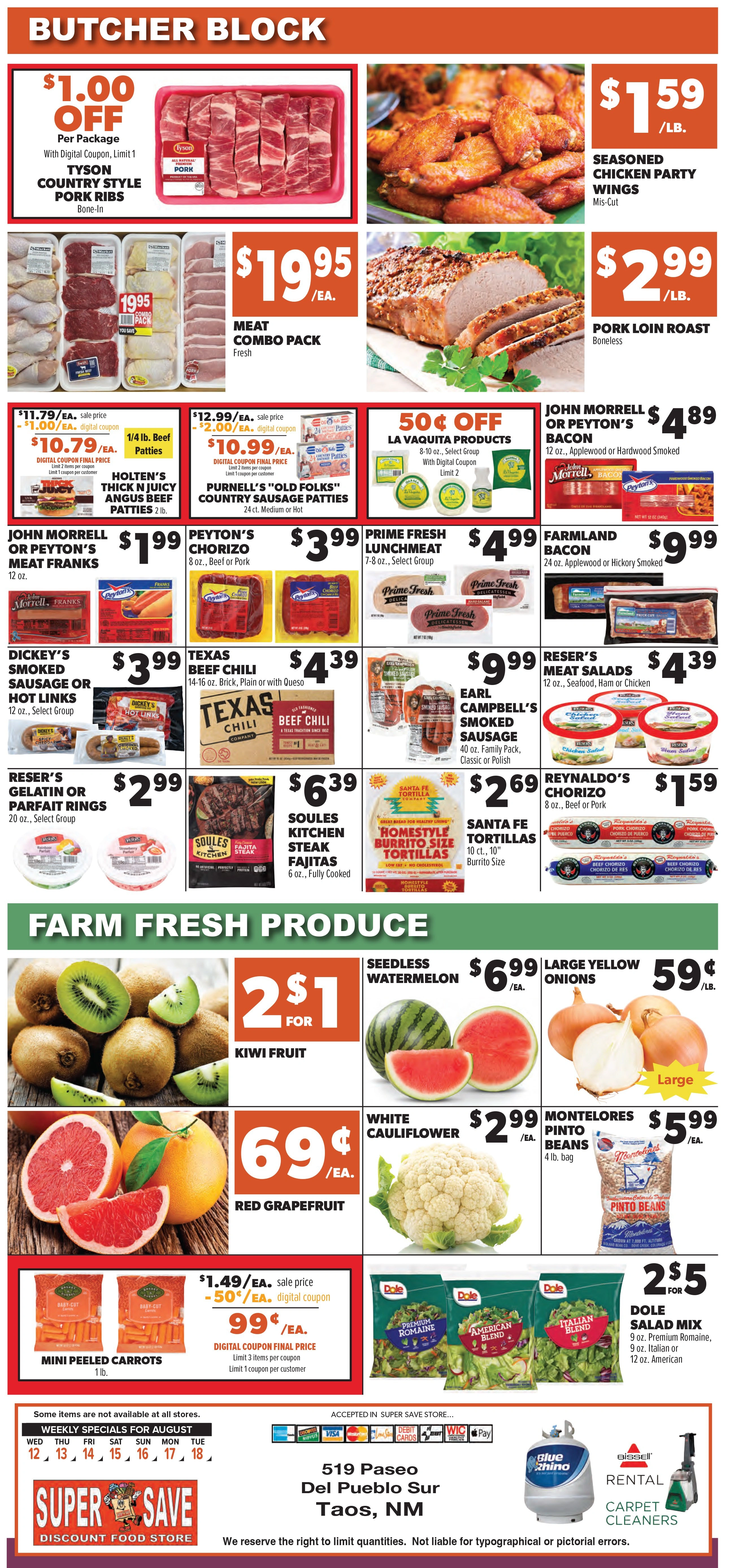 Super Save flyer page 4