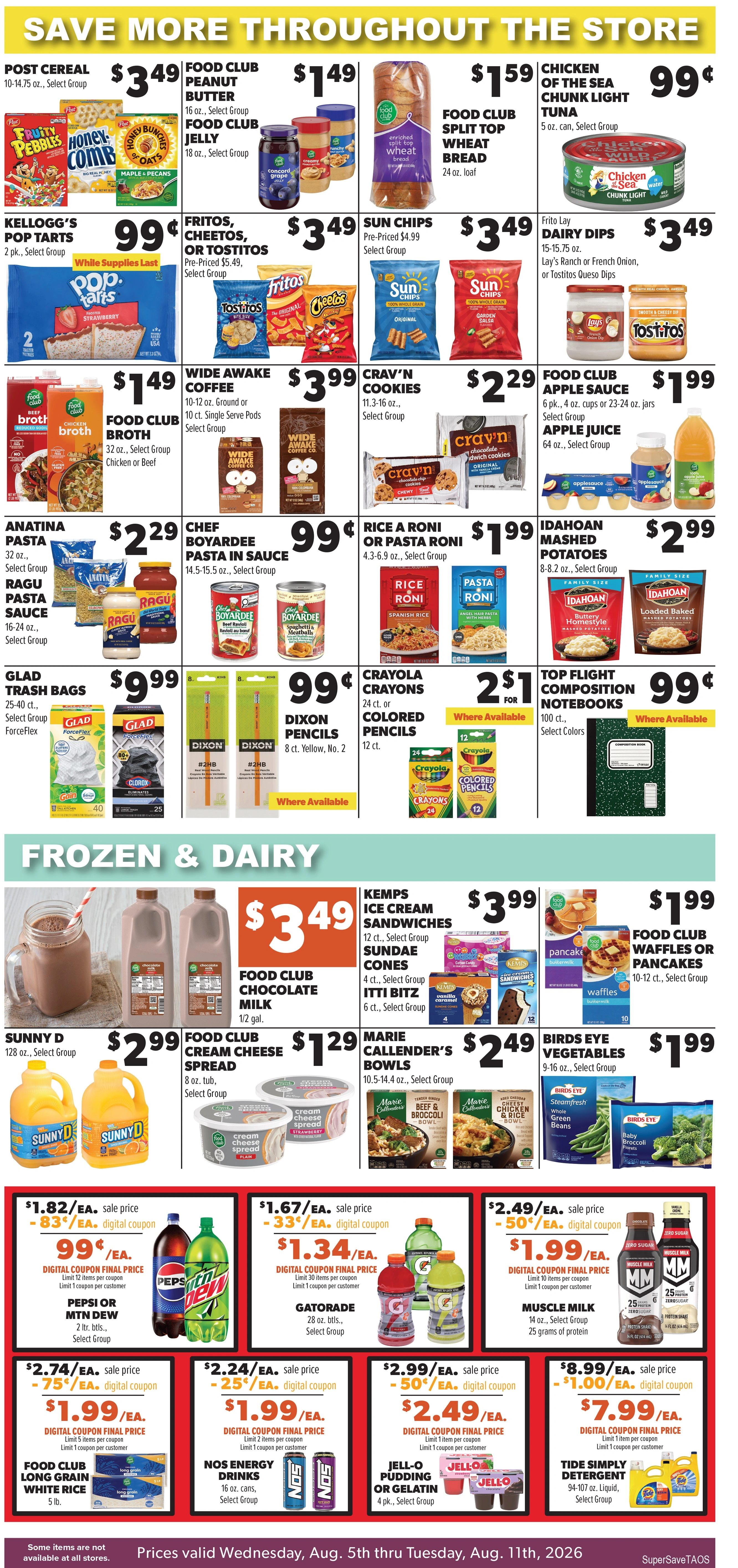 Super Save flyer page 2