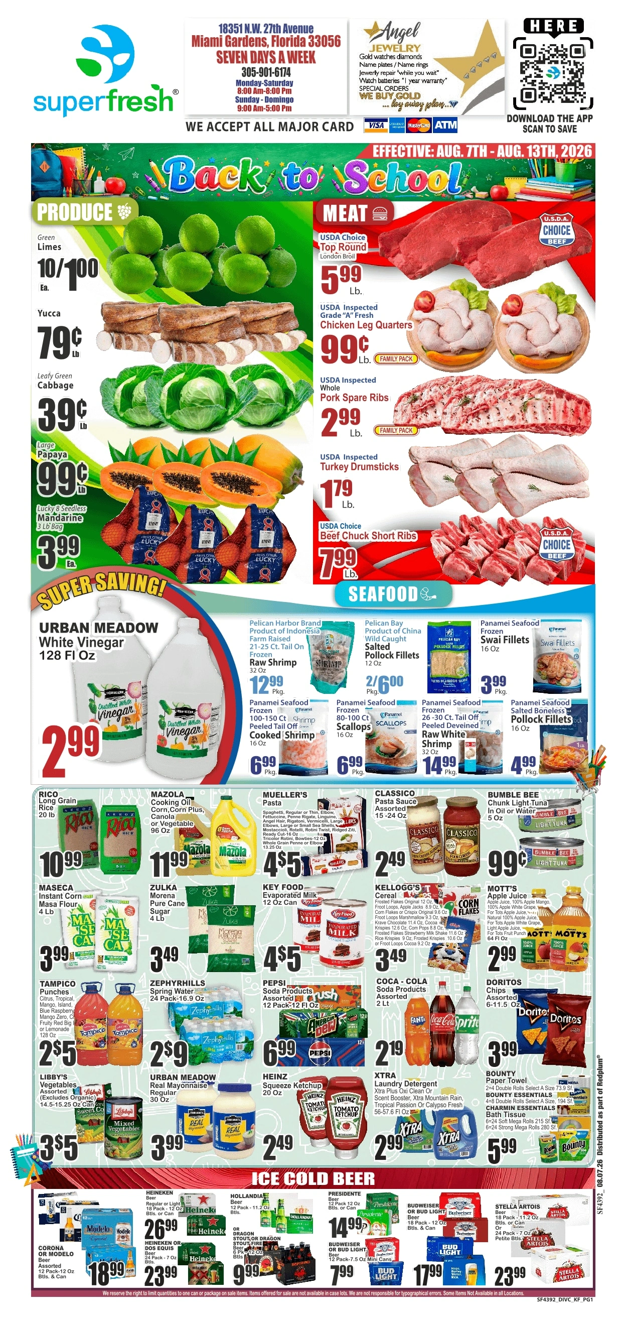 SuperFresh Supermarkets flyer page 1
