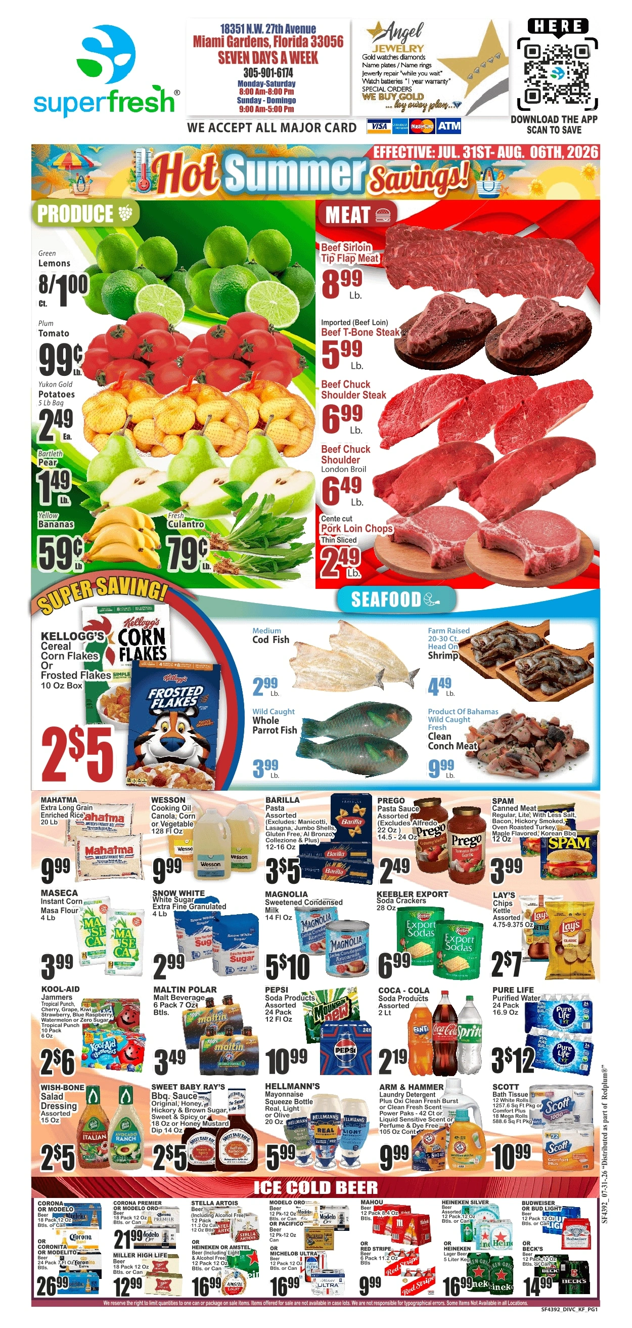 SuperFresh Supermarkets flyer page 1