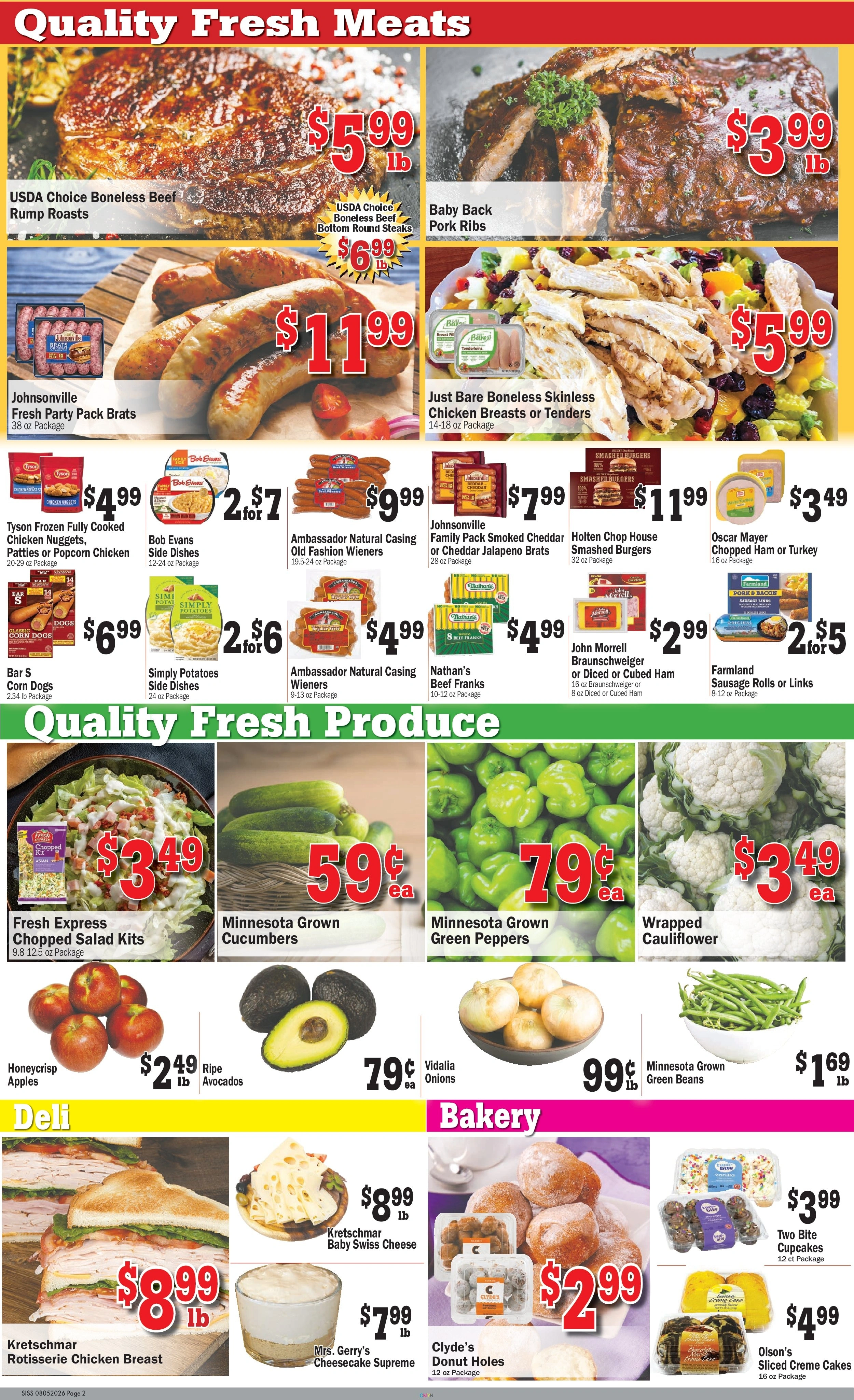 Teal's Market flyer page 2