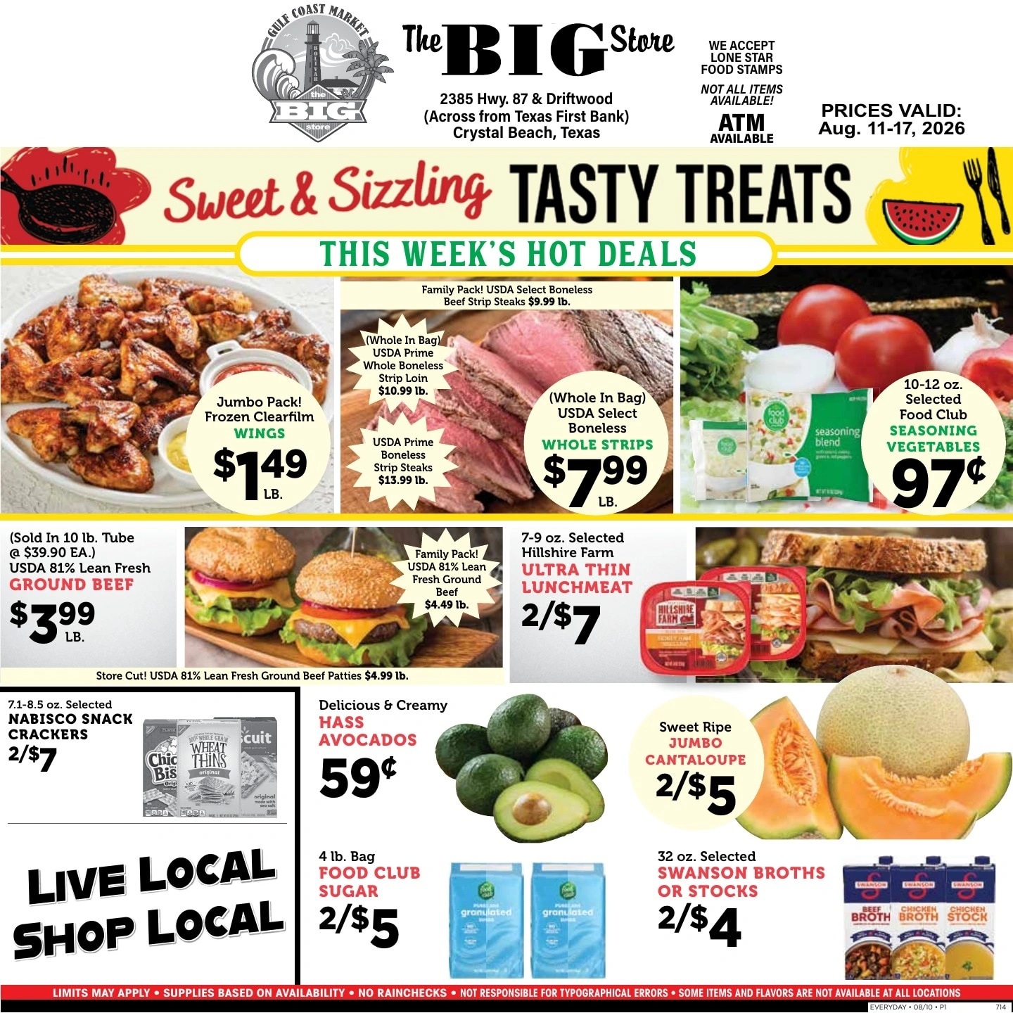 The Big Store flyer page 1