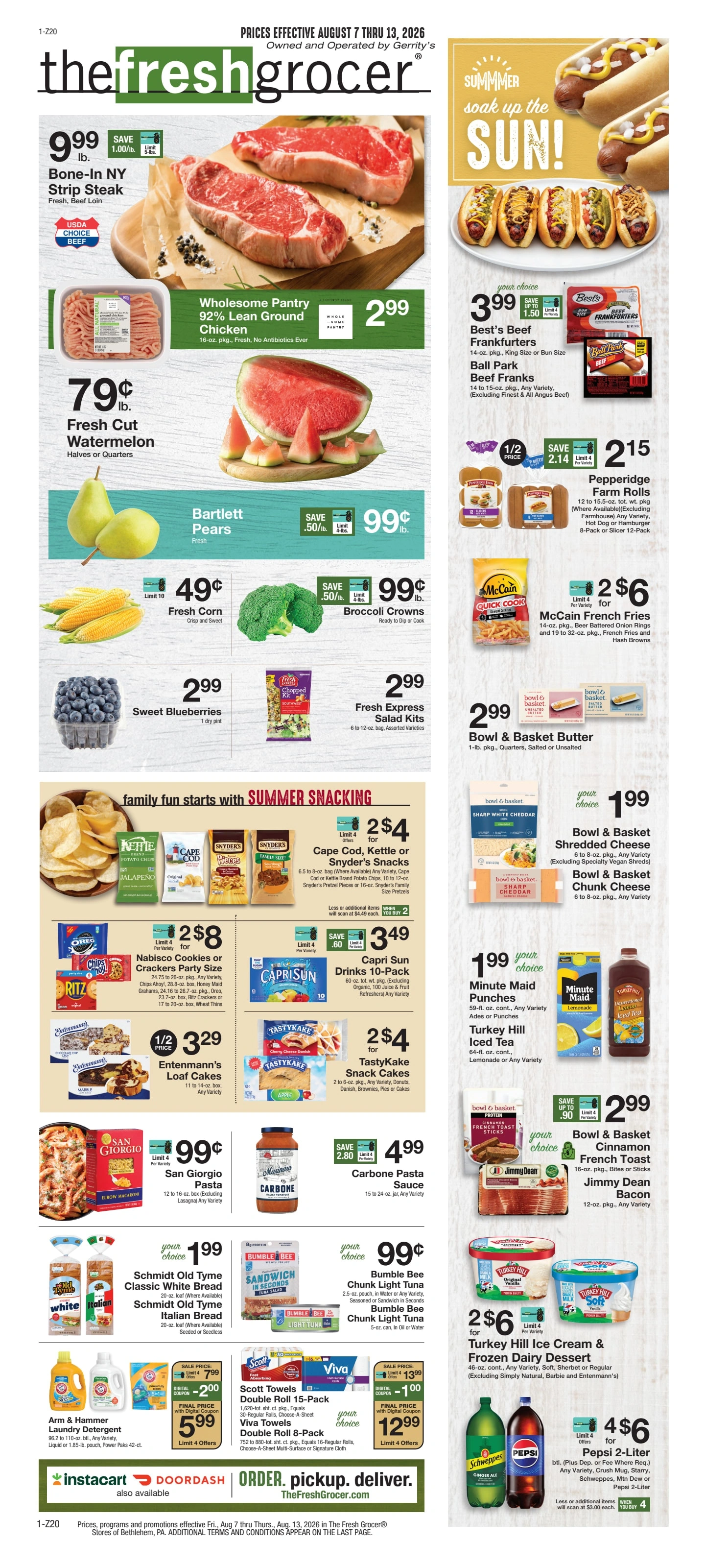 The Fresh Grocer flyer page 1