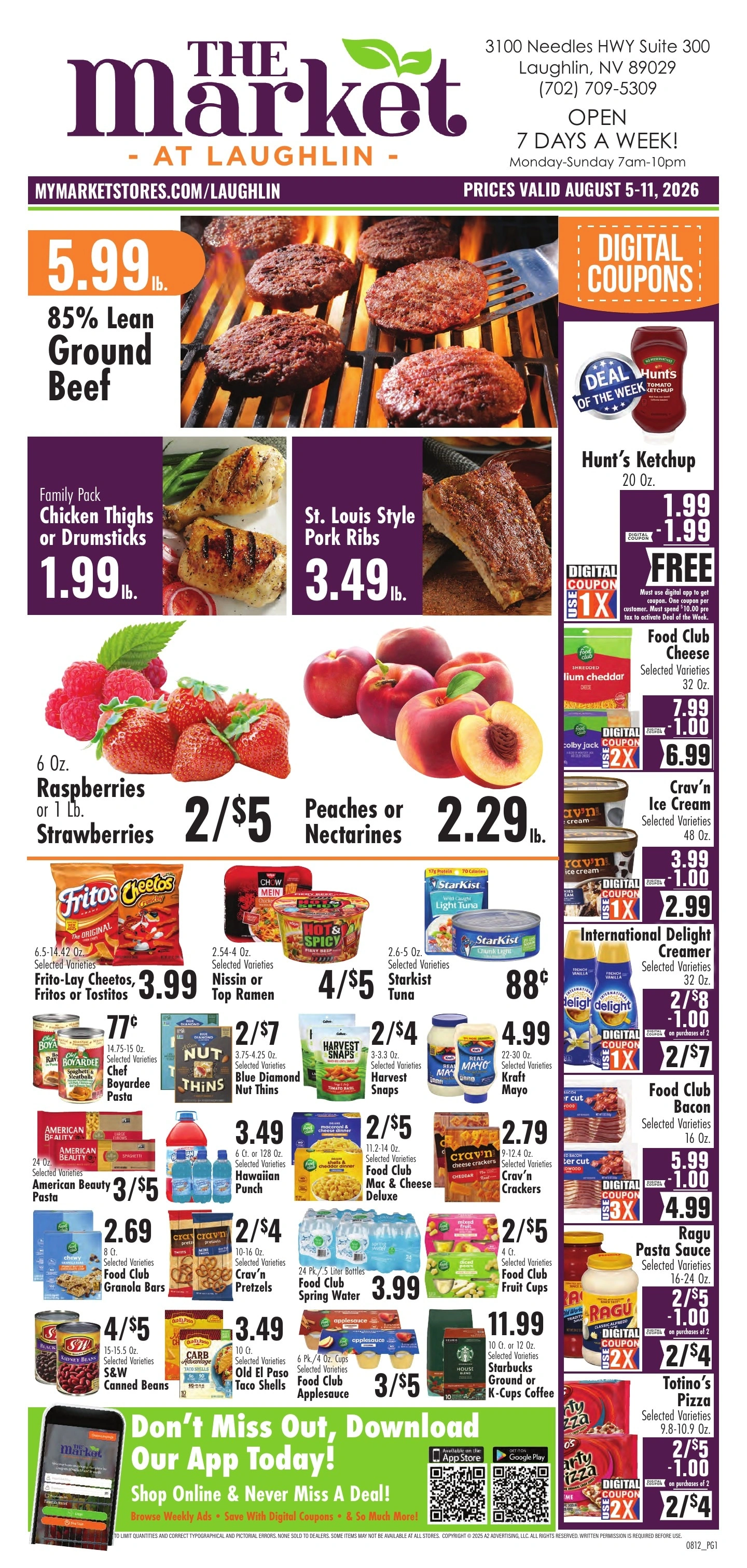 The Market at Laughlin flyer page 1