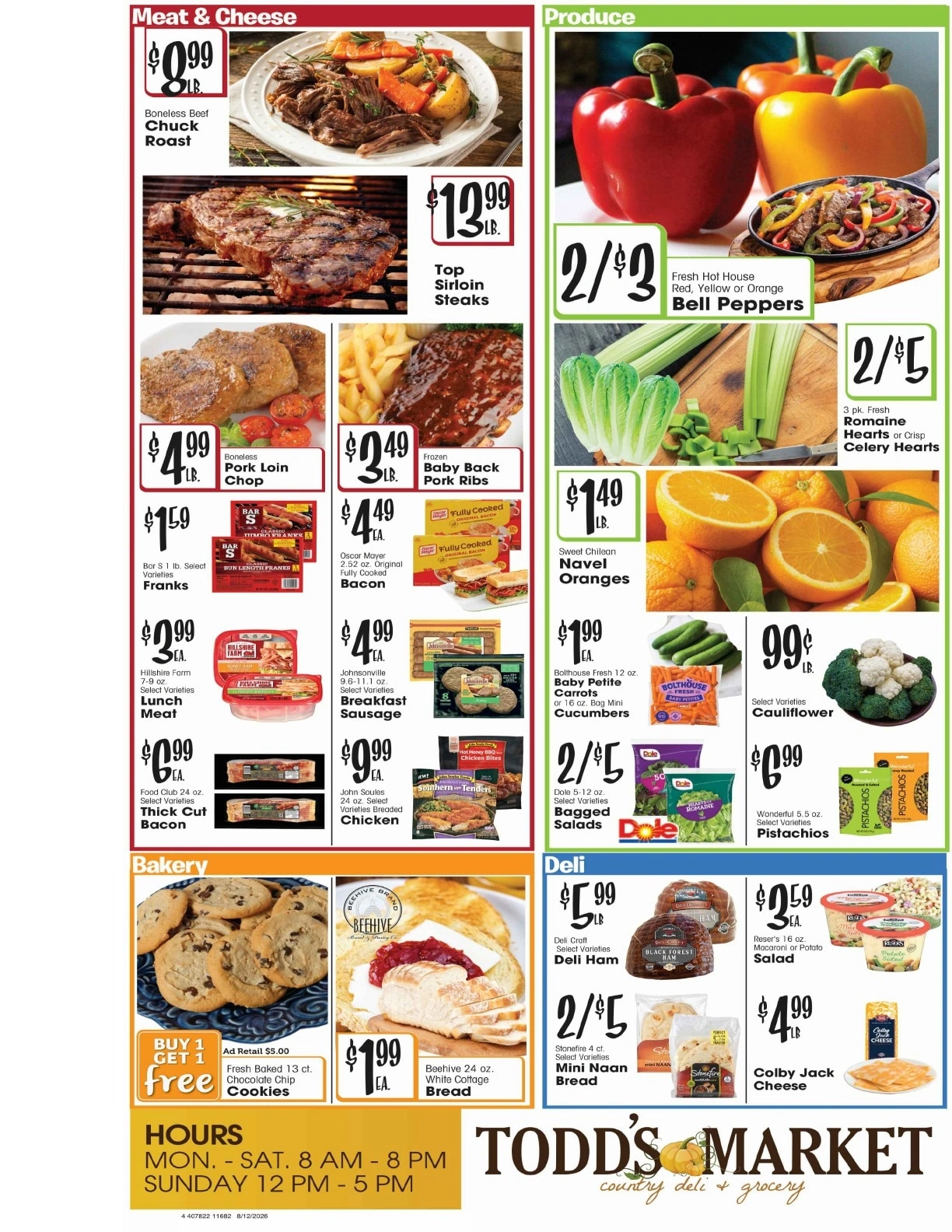 Todd's Market flyer page 4