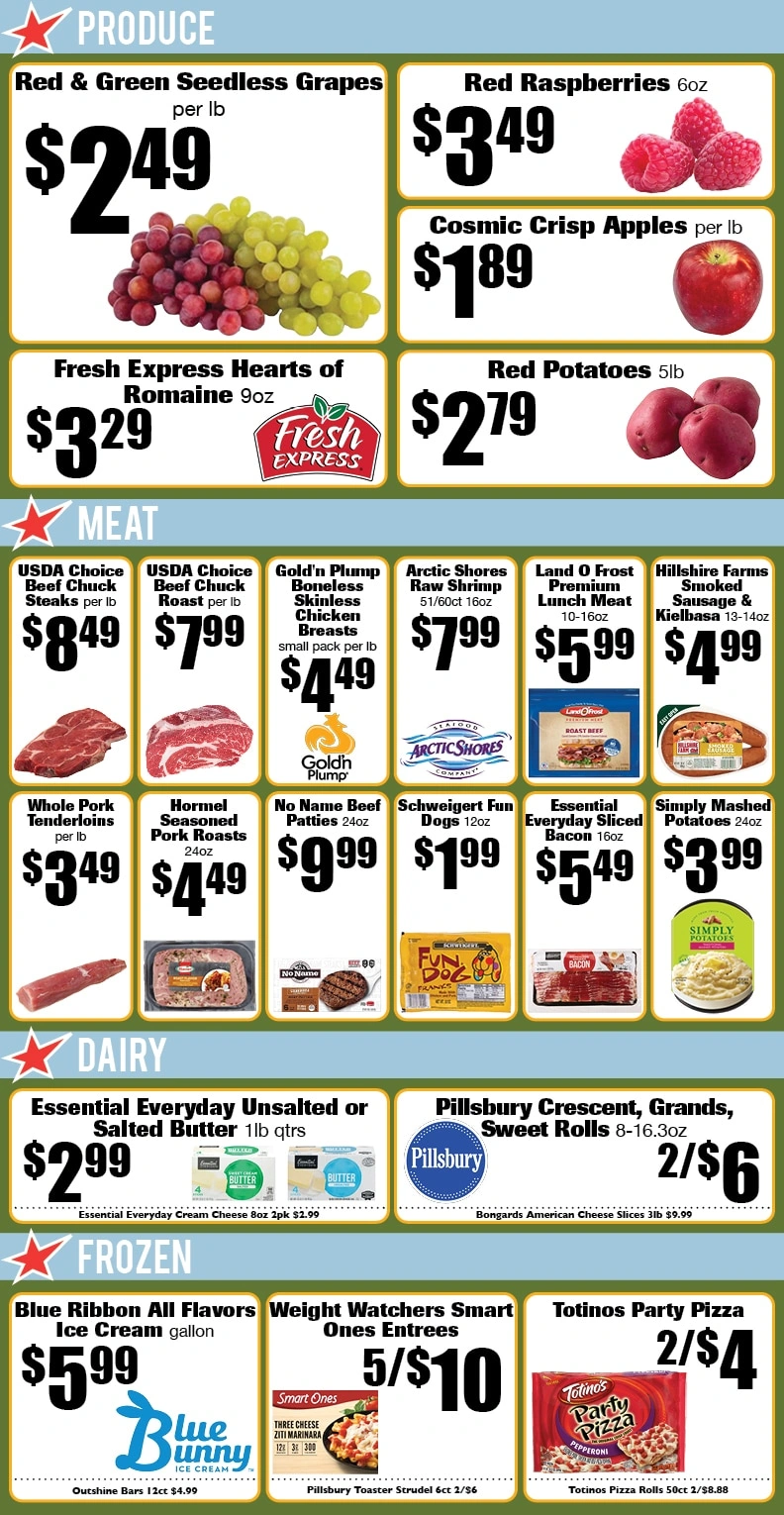 Tom's Food Market flyer page 3