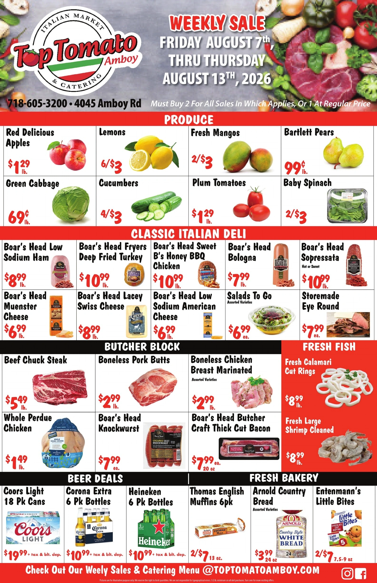 Top Tomato Amboy flyer page 1