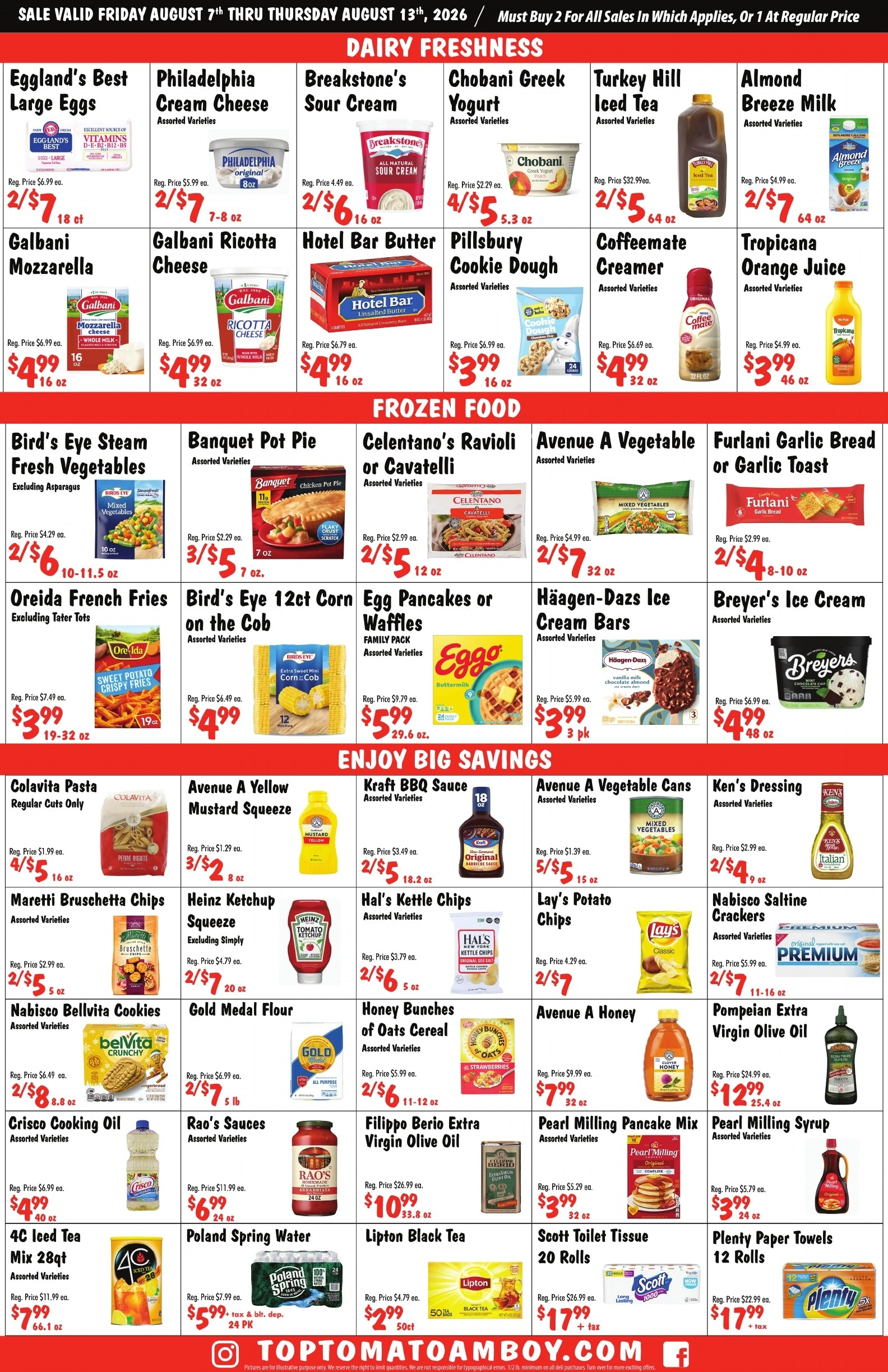 Top Tomato Amboy flyer page 2