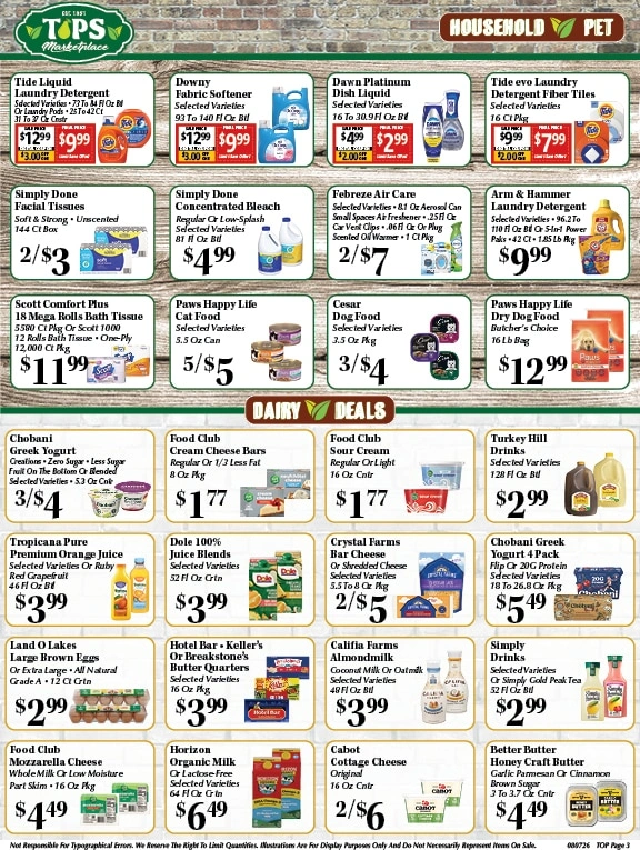 Tops Marketplace flyer page 3