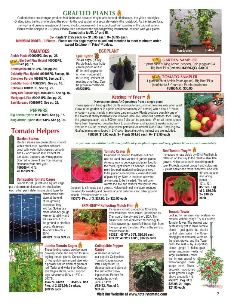 Totally Tomatoes flyer page 7