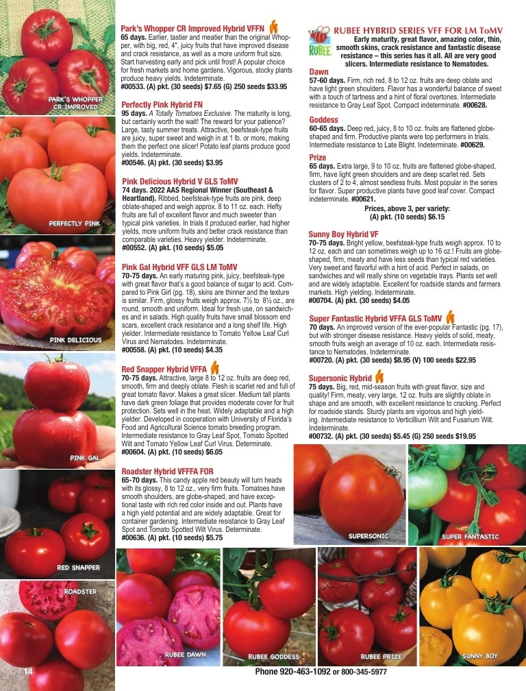 Totally Tomatoes flyer page 14