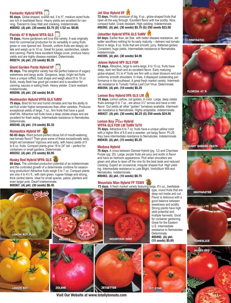 Totally Tomatoes flyer page 17