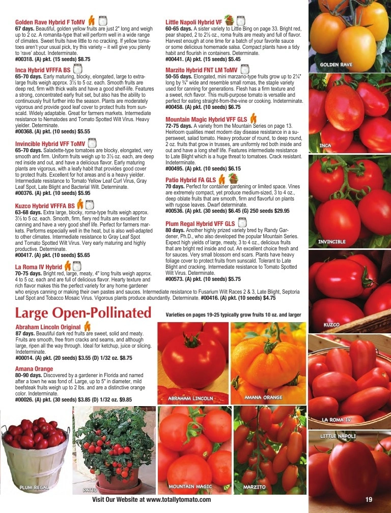 Totally Tomatoes flyer page 19