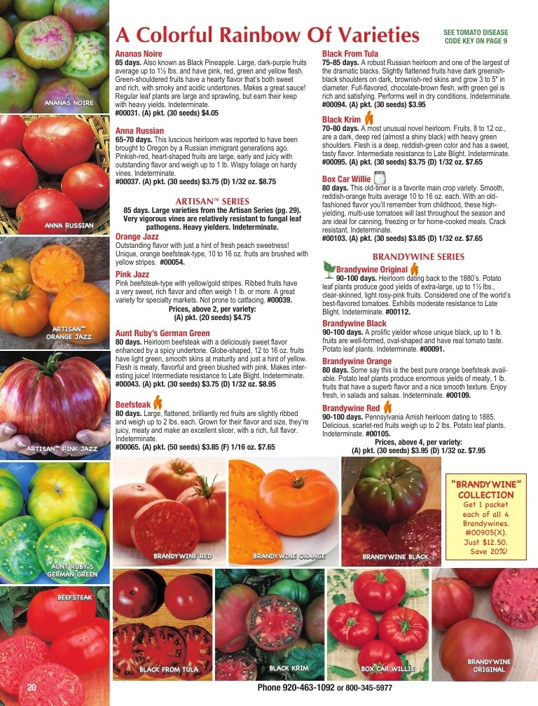 Totally Tomatoes flyer page 20