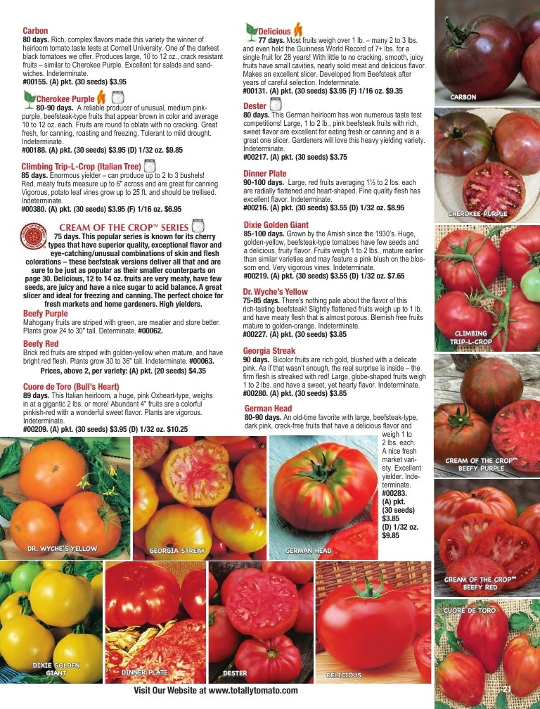 Totally Tomatoes flyer page 21