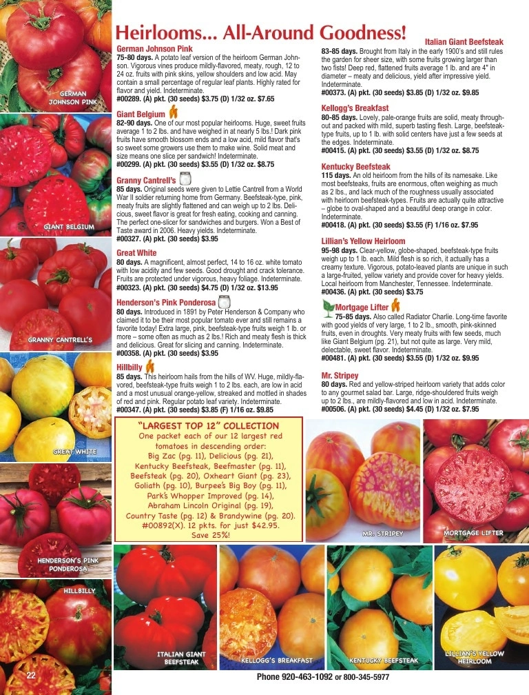 Totally Tomatoes flyer page 22