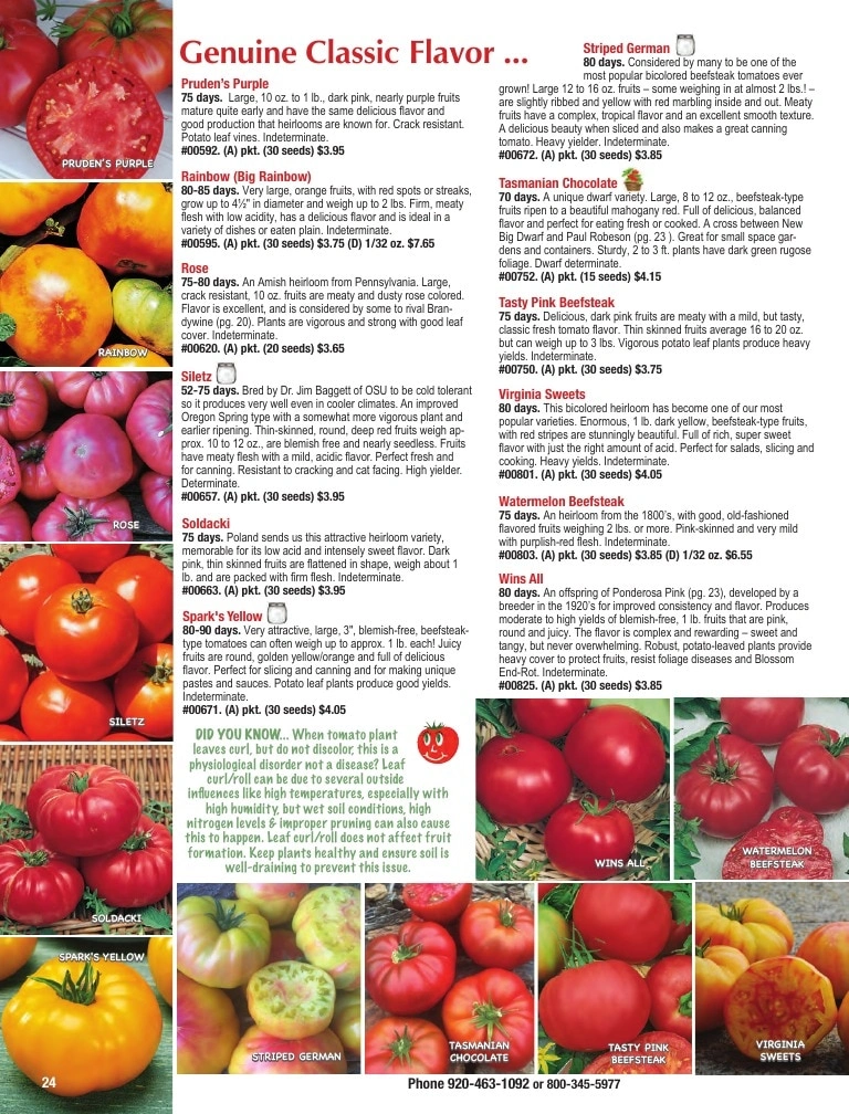 Totally Tomatoes flyer page 24
