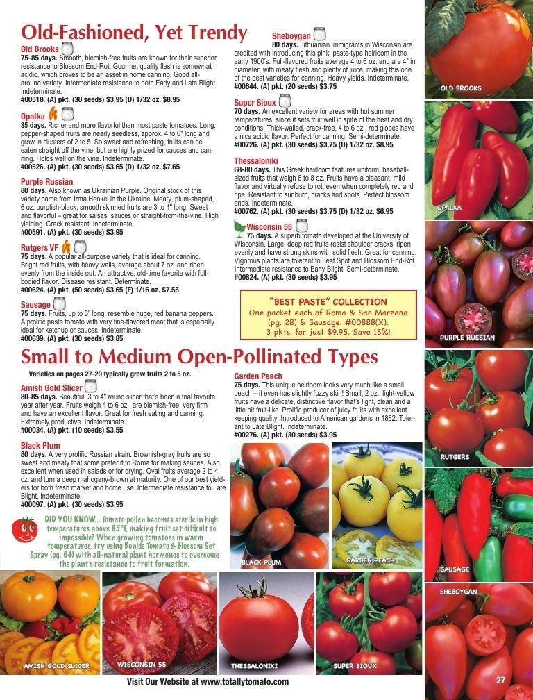 Totally Tomatoes flyer page 27