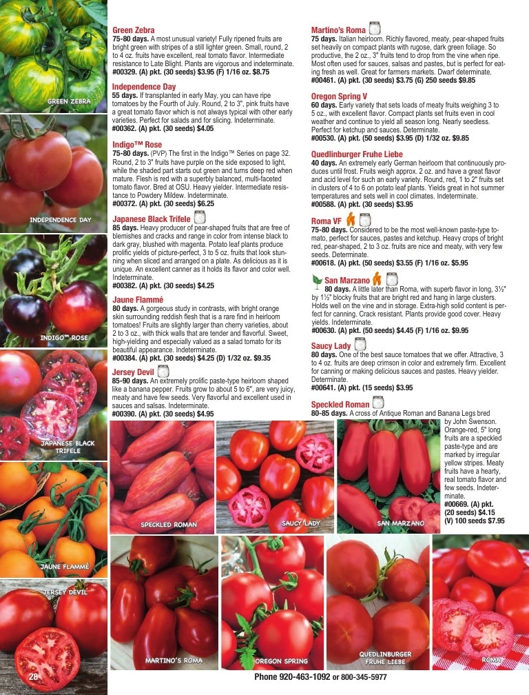 Totally Tomatoes flyer page 28