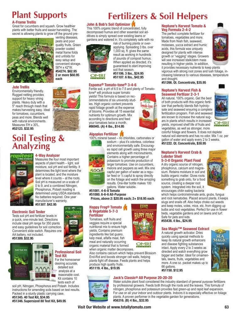 Totally Tomatoes flyer page 63