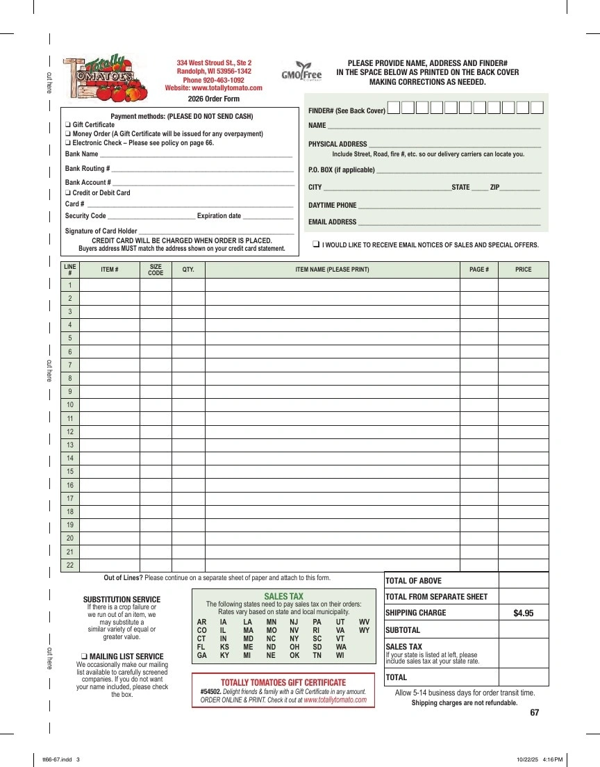 Totally Tomatoes flyer page 67
