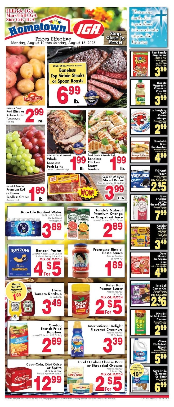 Tweedie IGA flyer page 1
