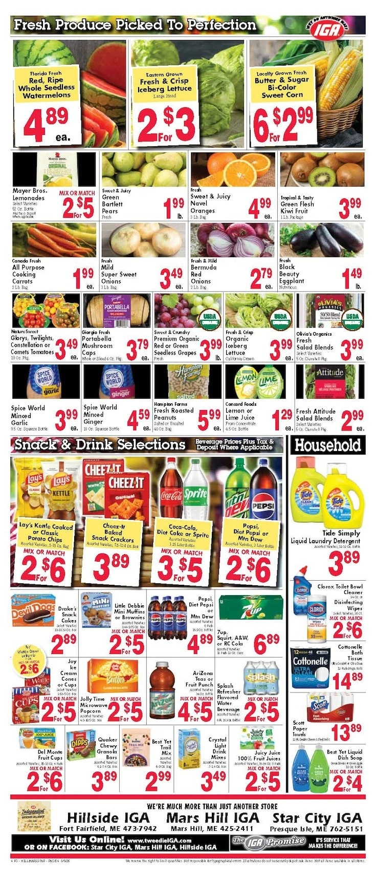 Tweedie IGA flyer page 4