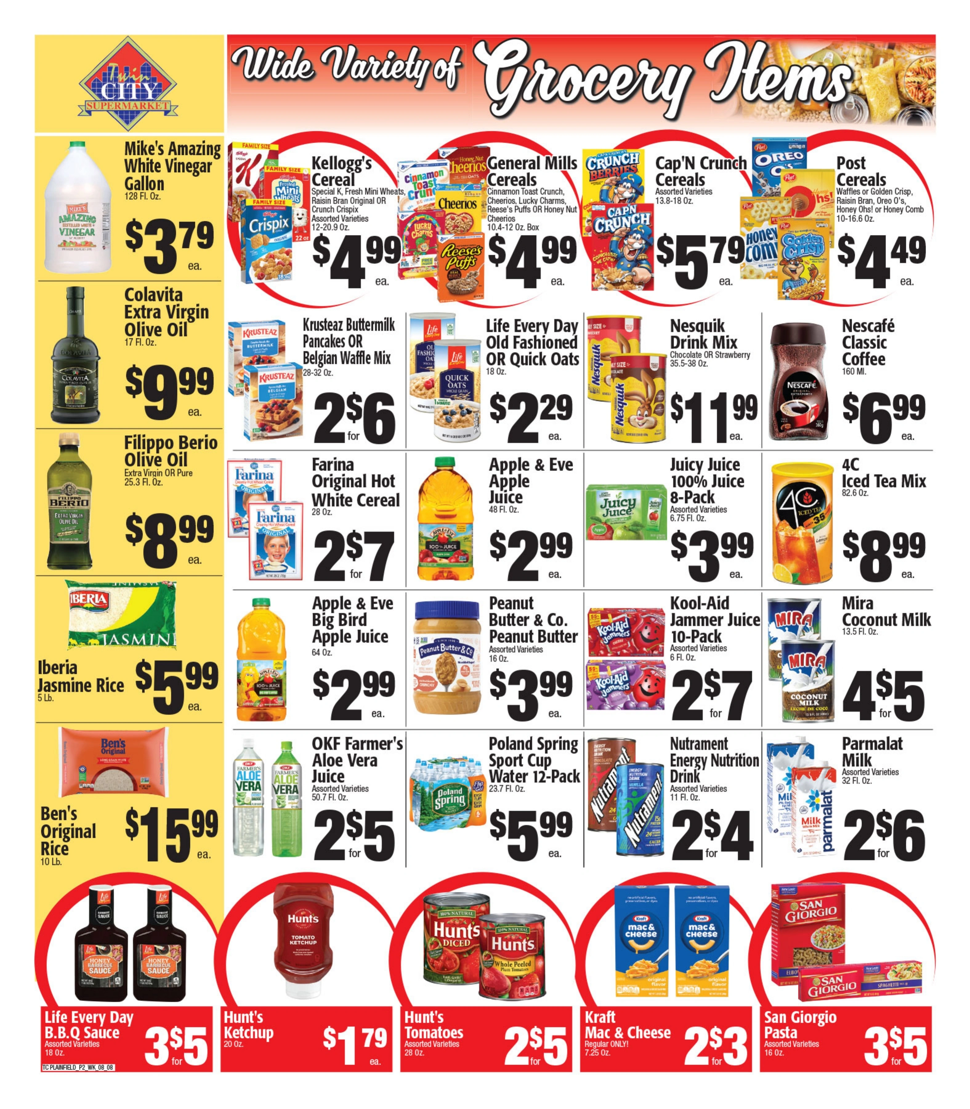 Twin City Supermarket flyer page 2
