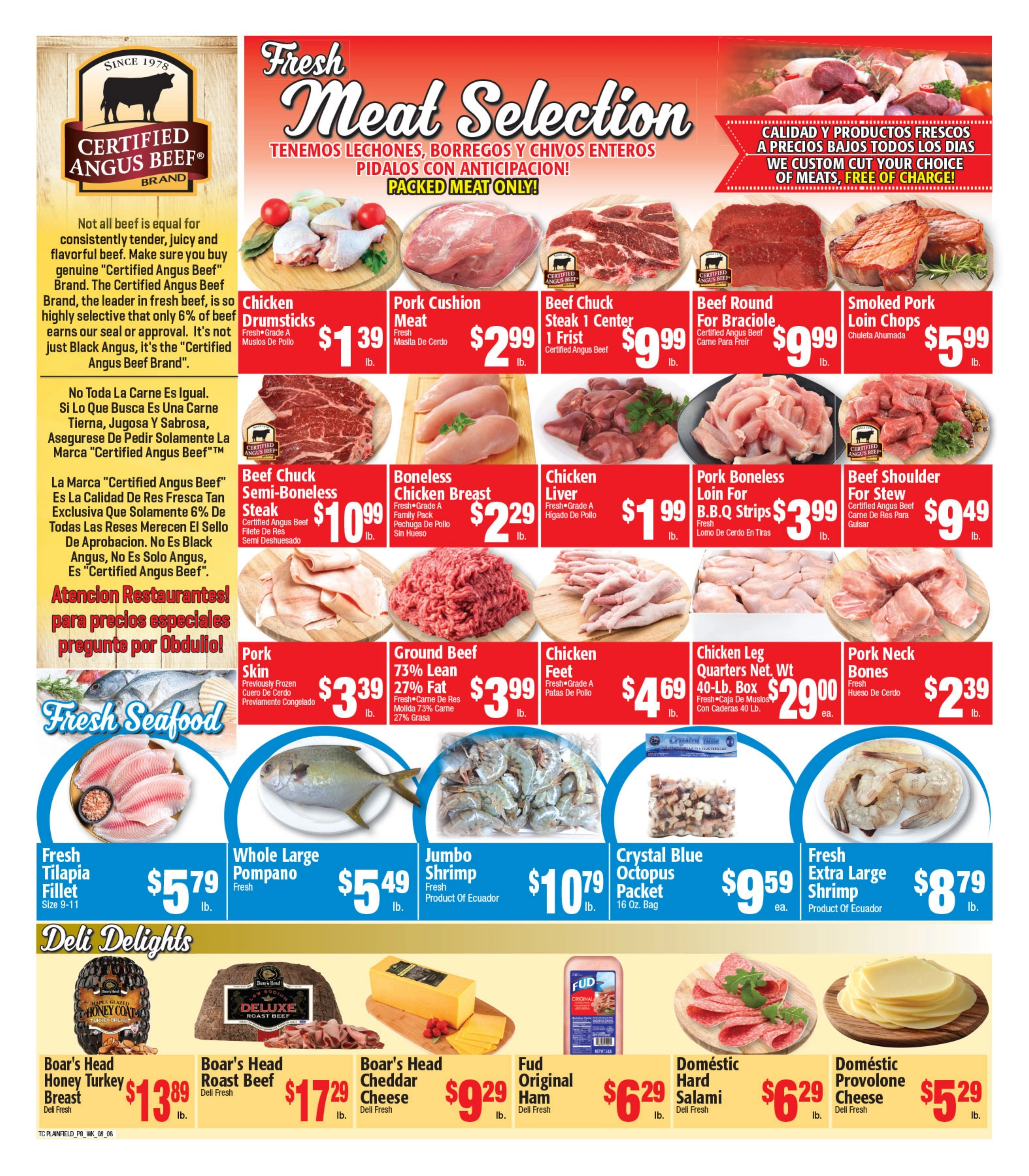 Twin City Supermarket flyer page 7