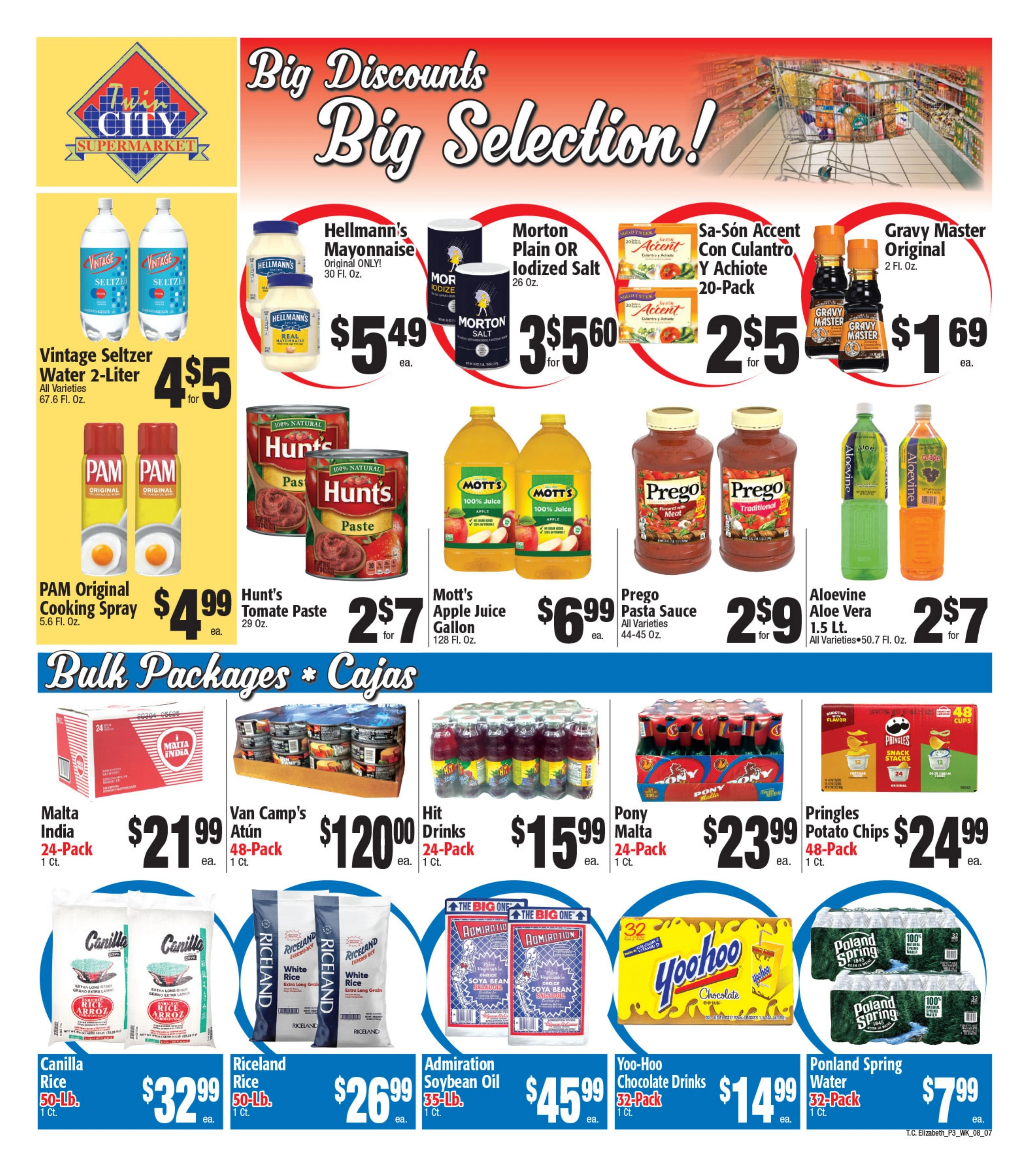 Twin City Supermarket flyer page 3