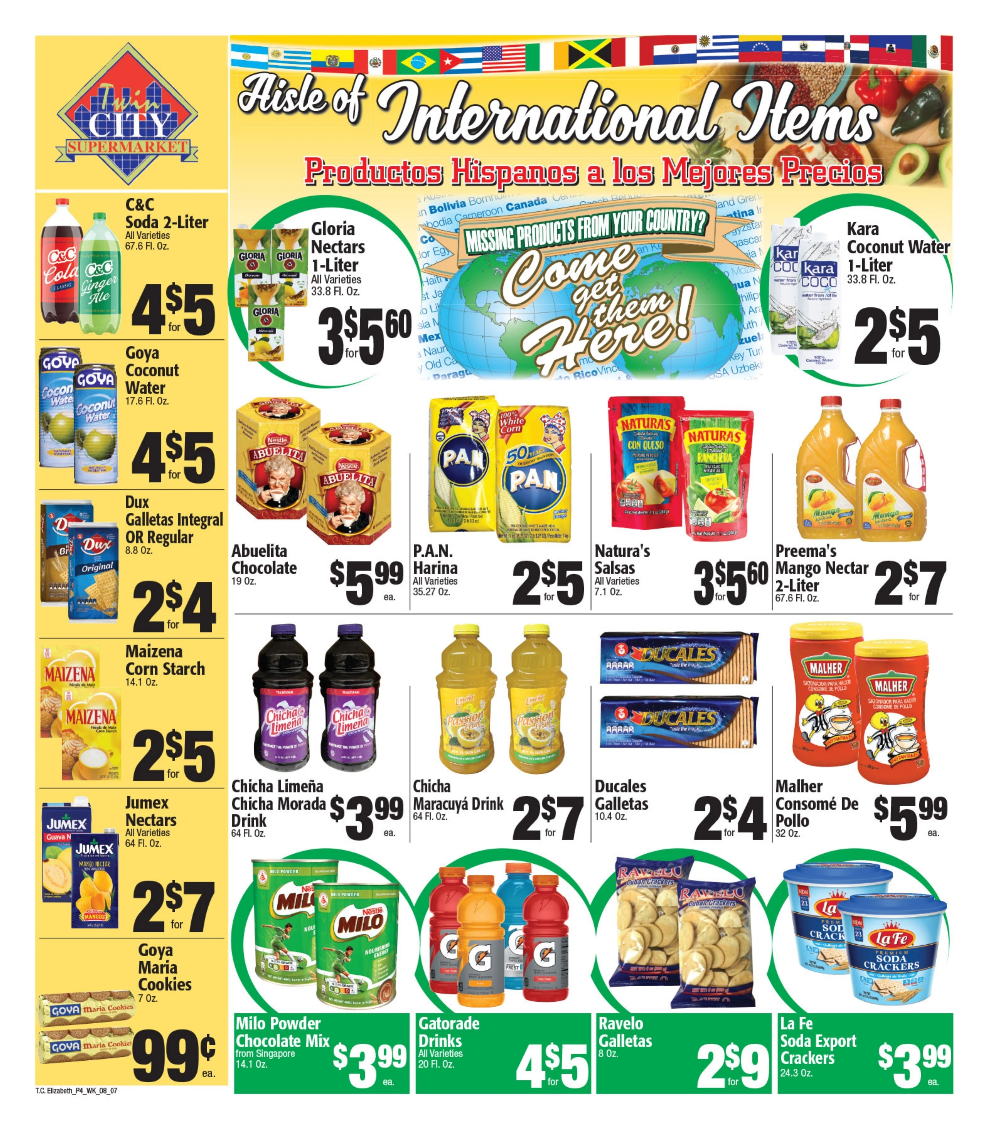 Twin City Supermarket flyer page 4