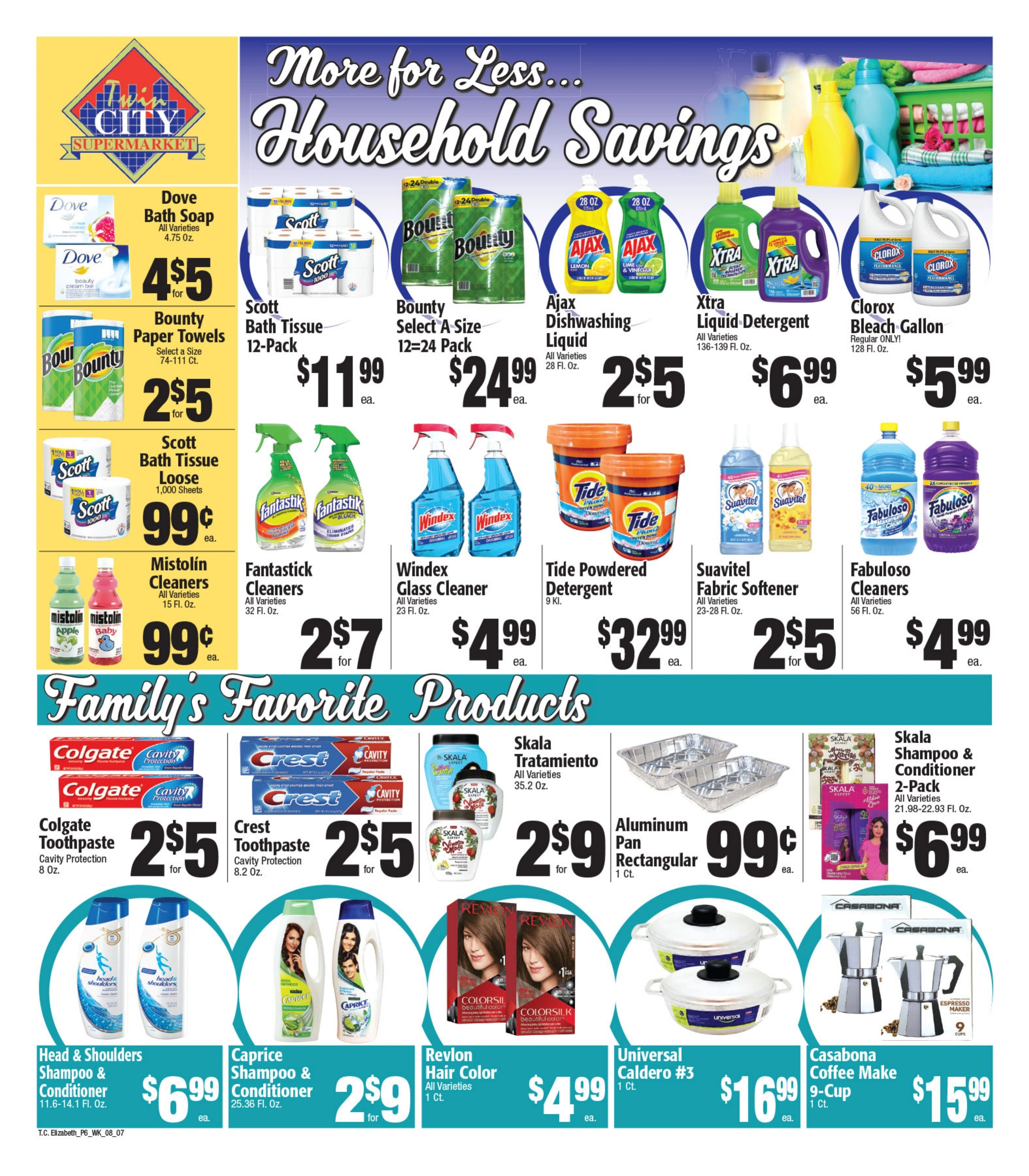 Twin City Supermarket flyer page 6