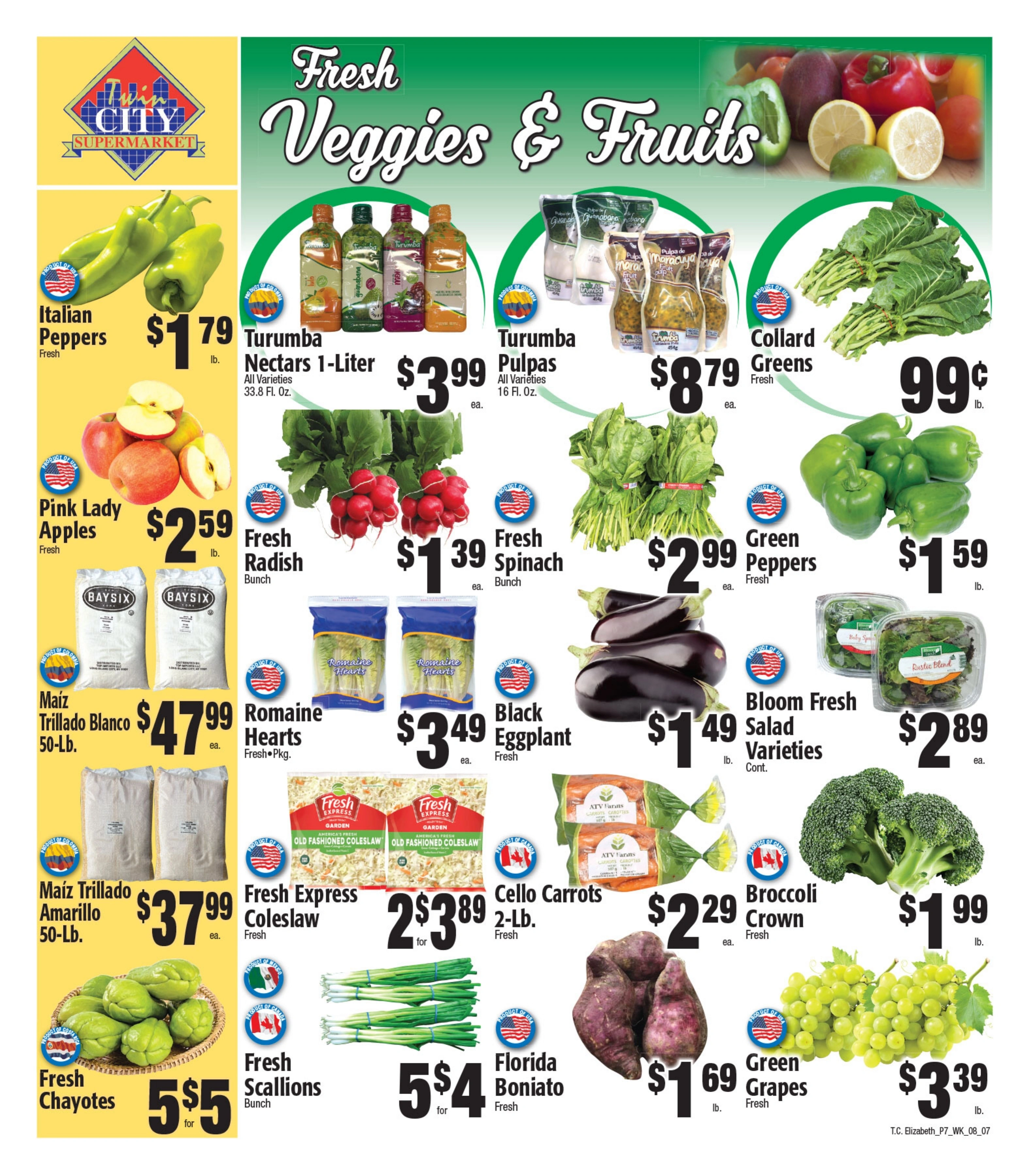 Twin City Supermarket flyer page 7