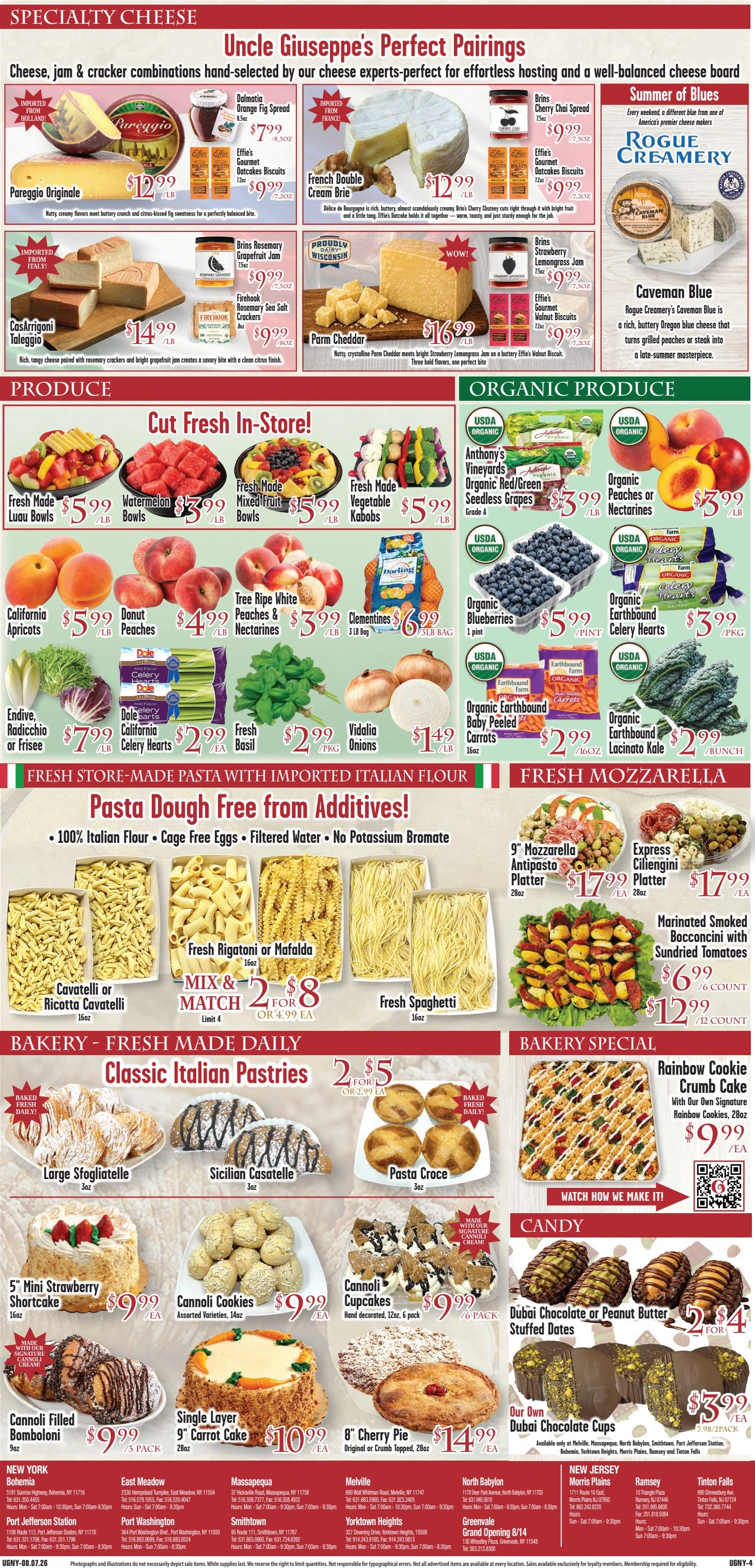 Uncle Giuseppe's Marketplace flyer page 4
