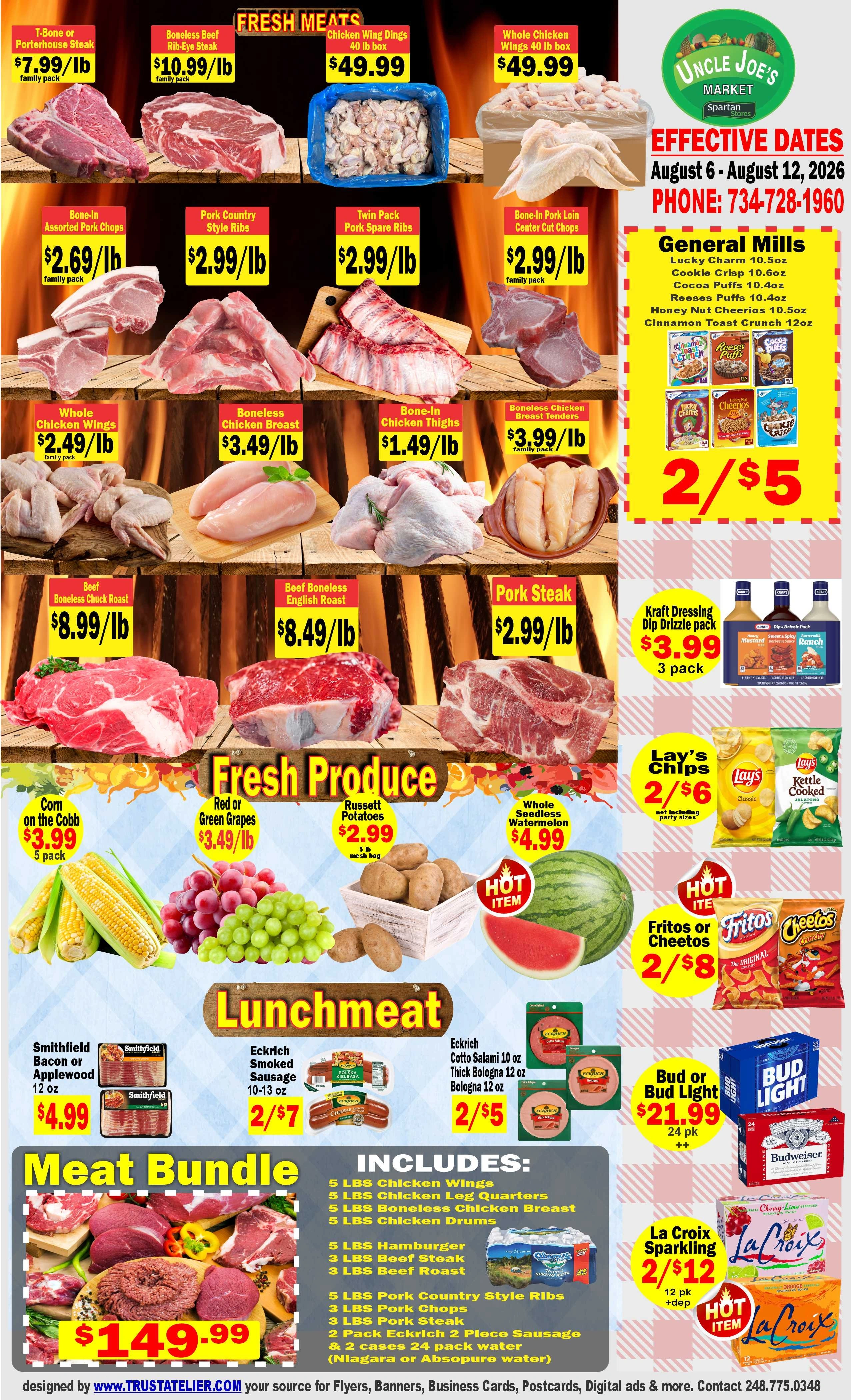 Uncle Joe's Market flyer page 1