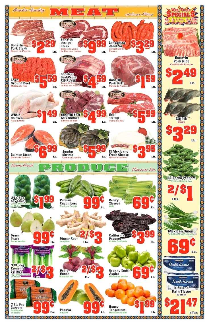 United Super Market flyer page 4