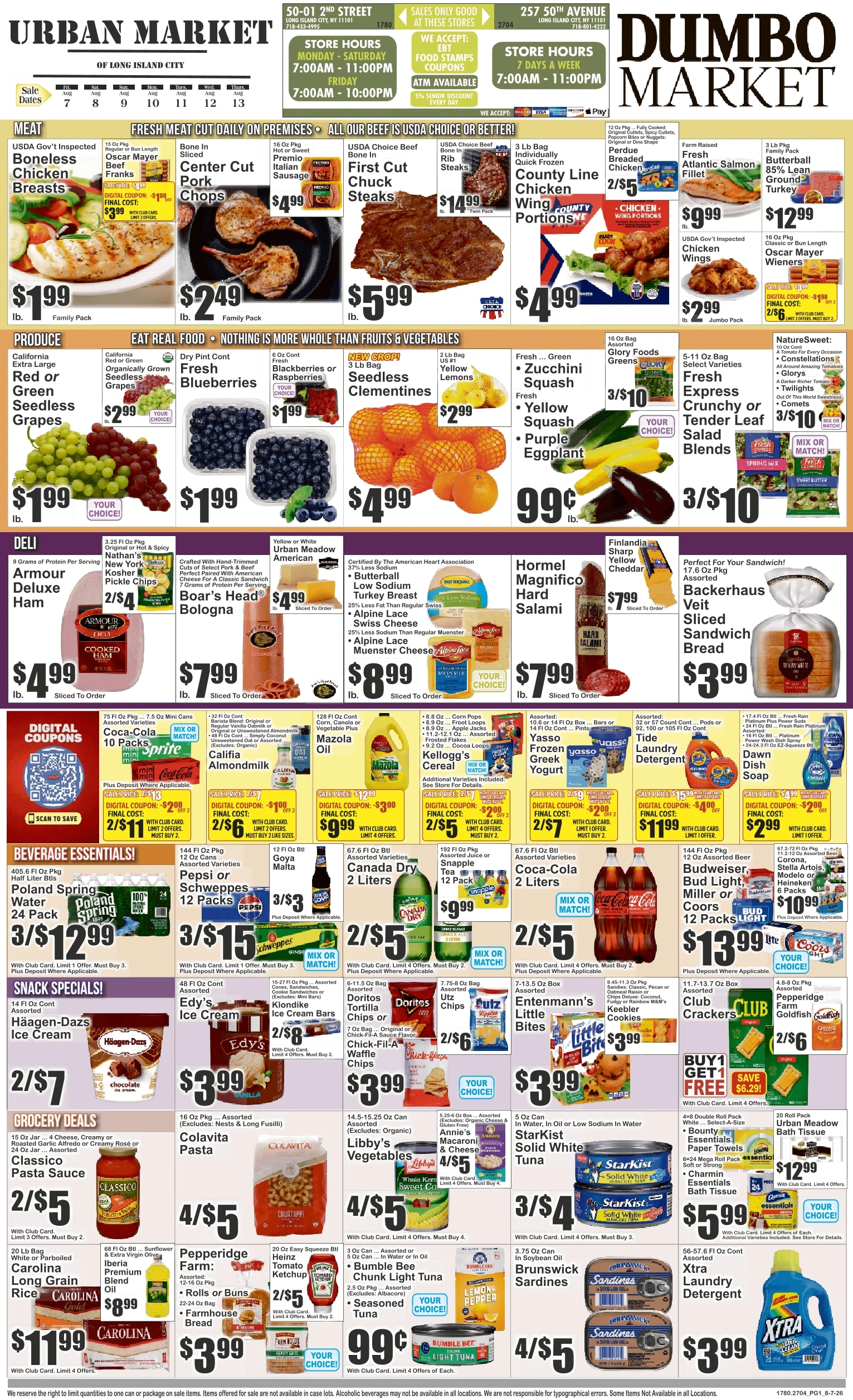 Urban Market flyer page 1