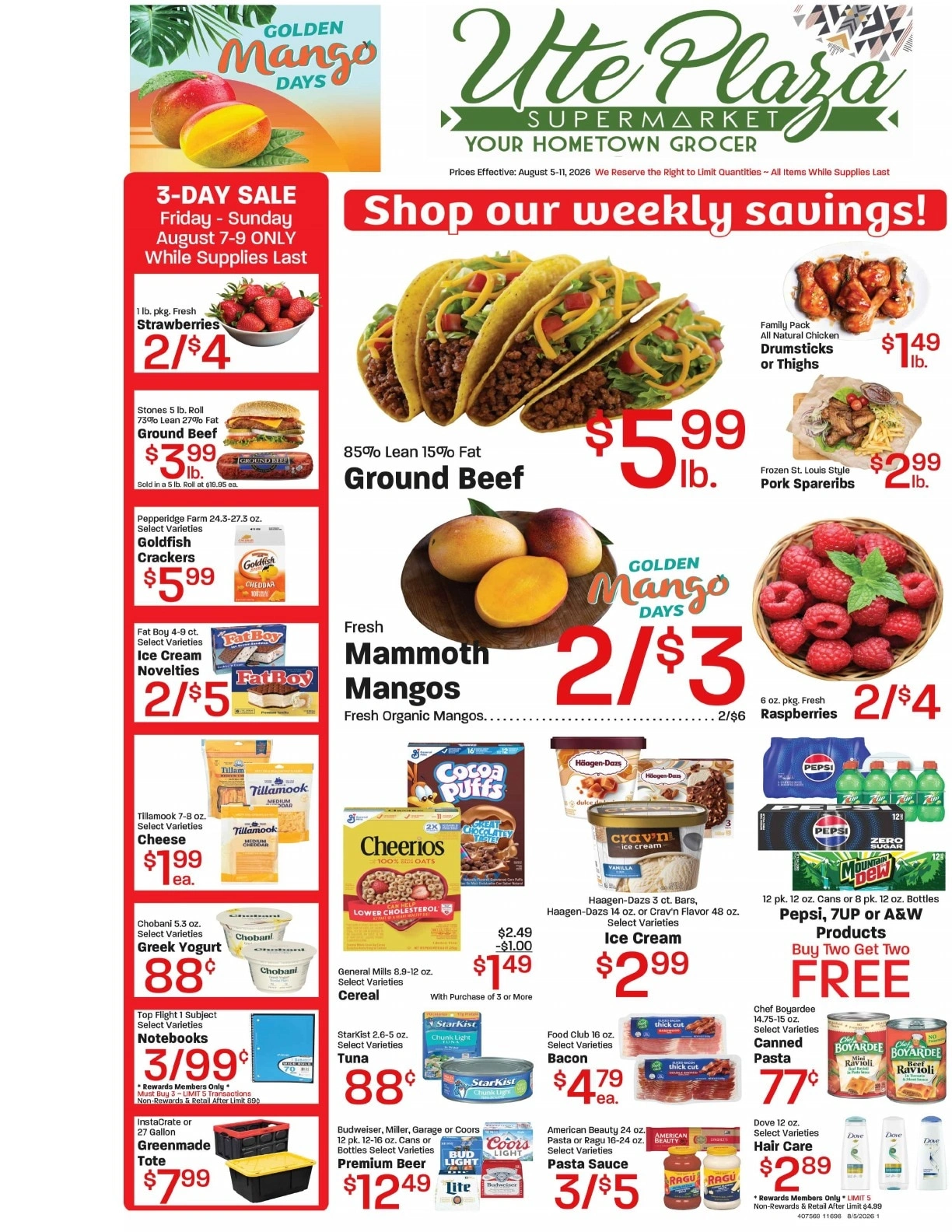 Ute Plaza flyer page 1