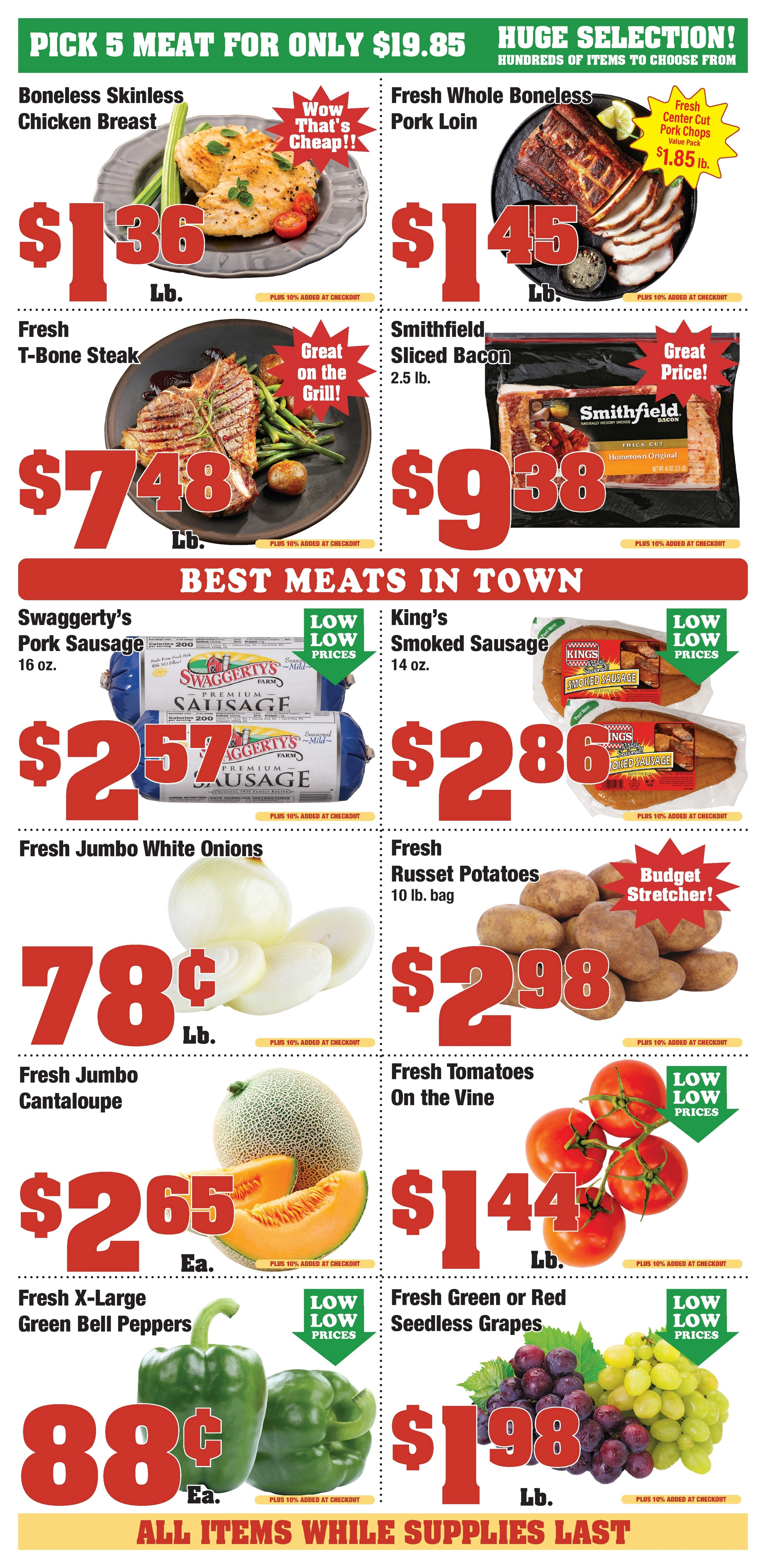 Value Foods flyer page 2